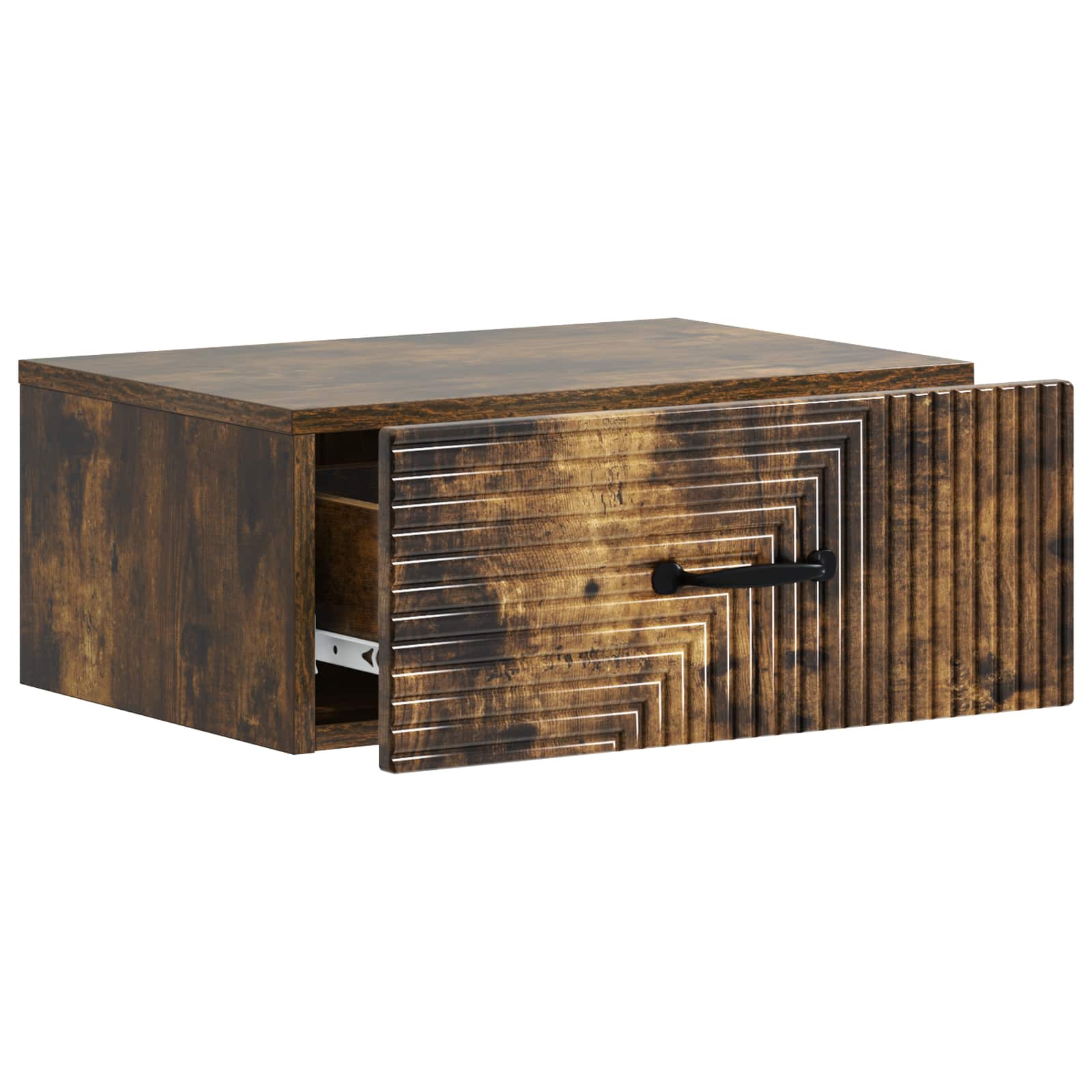 Cabinet de chevet mural 2 pcs Chêne fumé 49 x 34,5 x 20 cm - XIOS