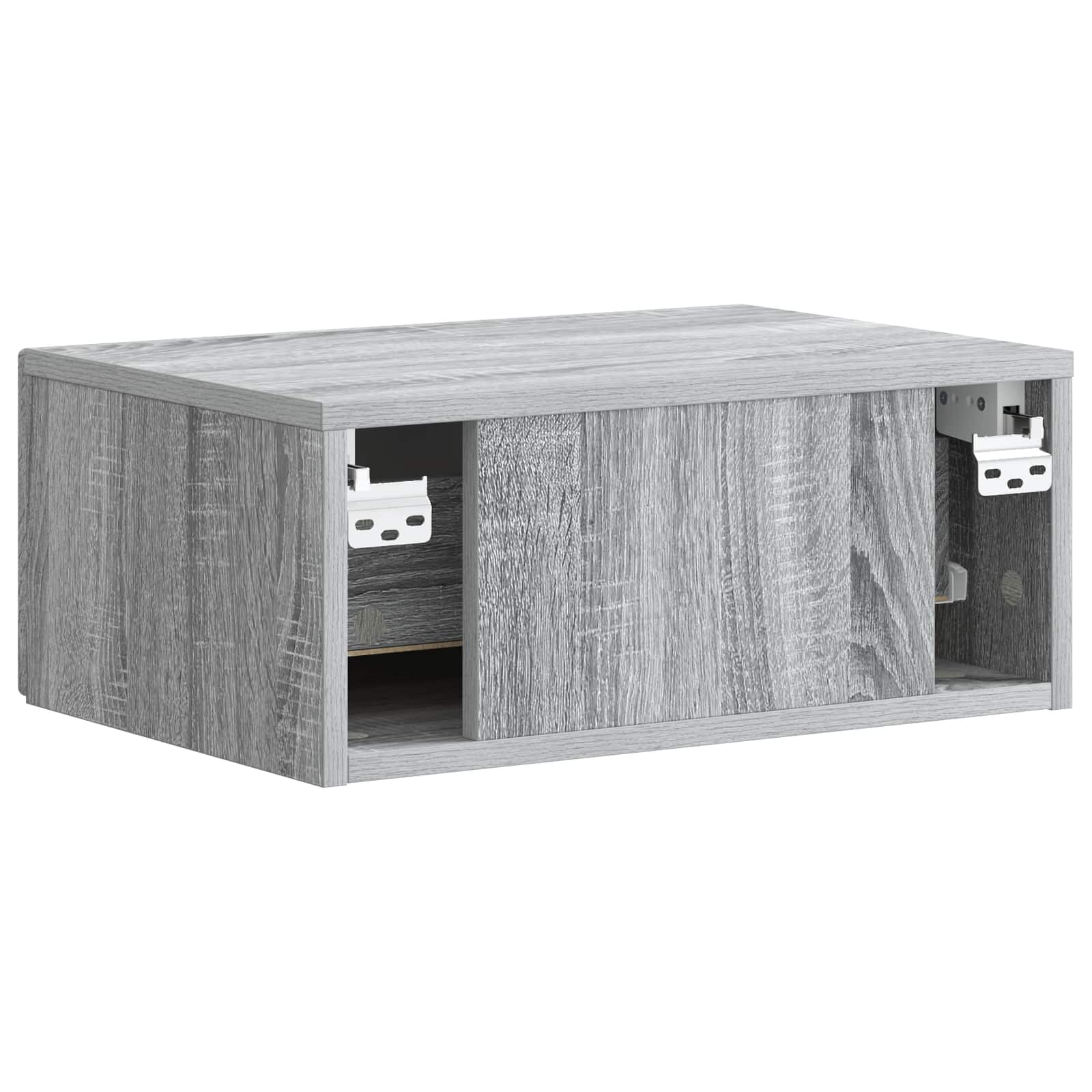 Cabinet de chevet mural 2 pcs Sonoma gris 49 x 34,5 x 20 cm - XIOS