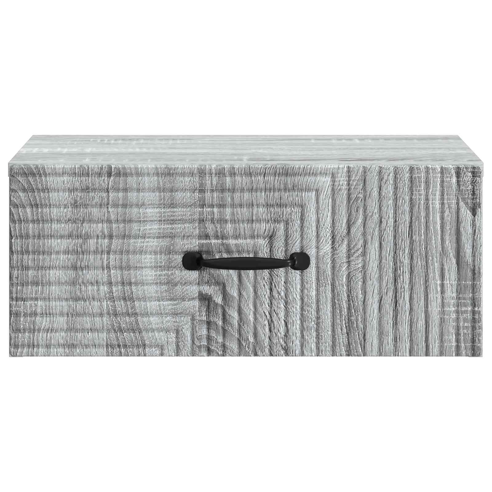 Cabinet de chevet mural 2 pcs Sonoma gris 49 x 34,5 x 20 cm - XIOS