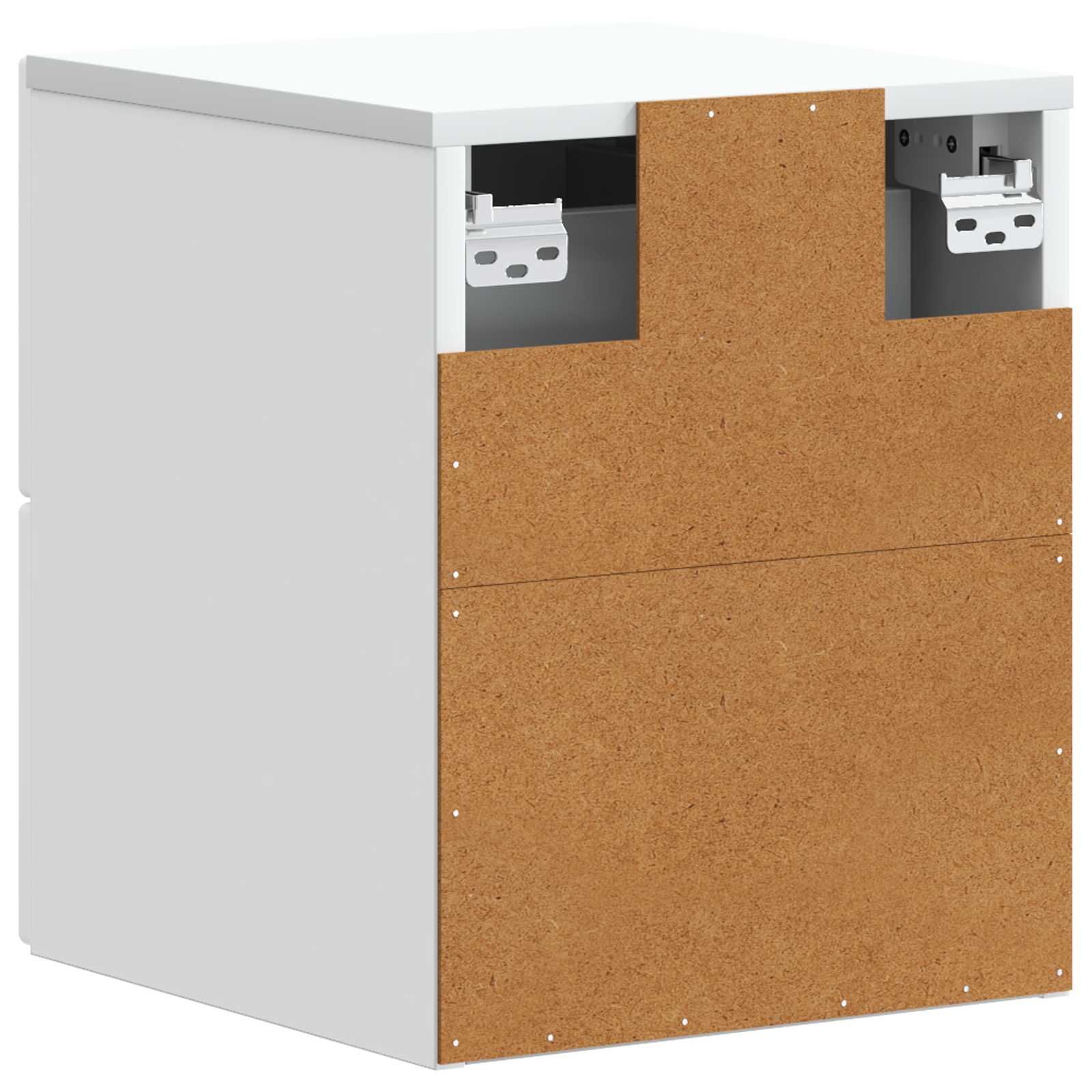 Cabinet de chevet mural 2 pcs Blanc 34,5 x 33 x 40 cm - XIOS