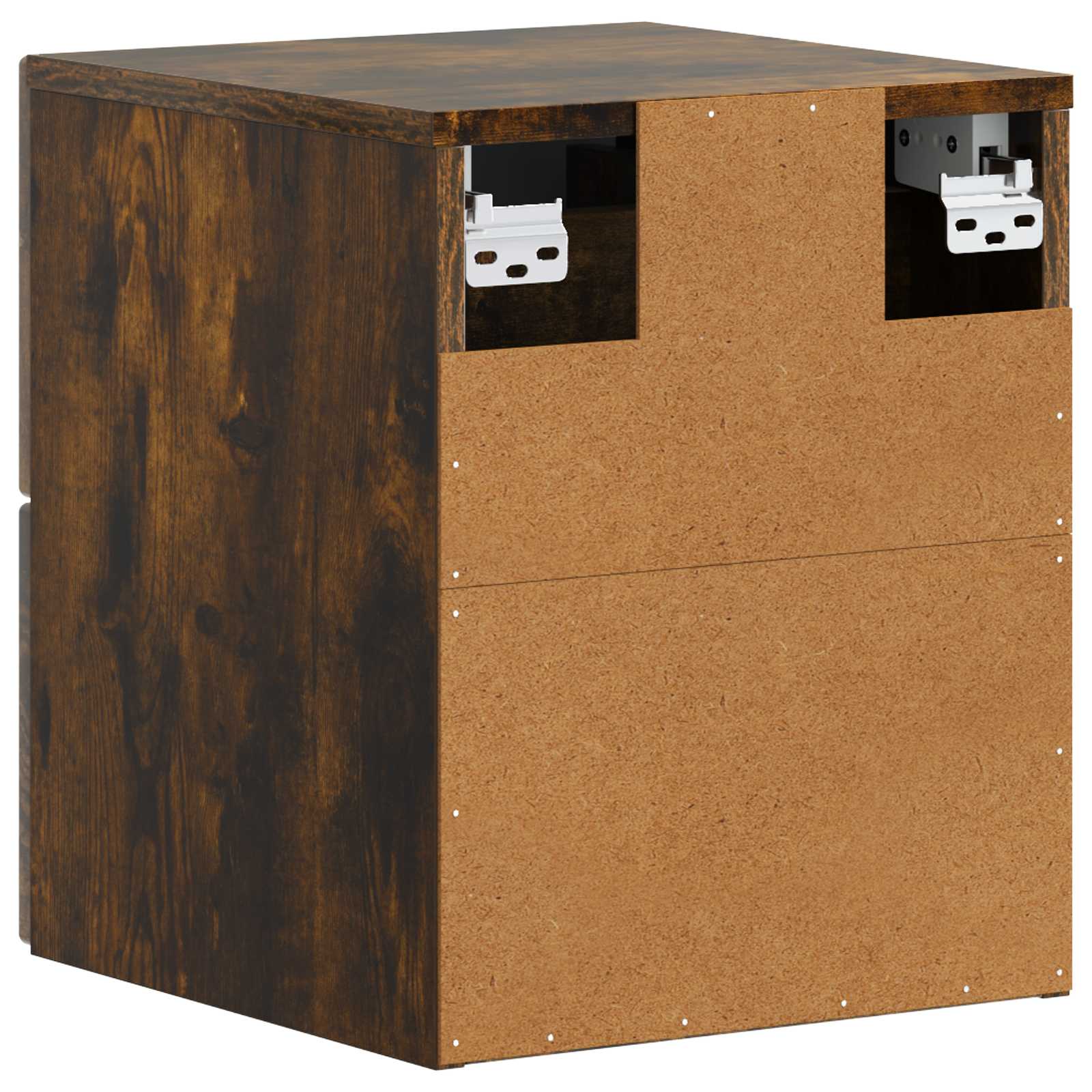 Cabinet de chevet mural 2 pcs Chêne fumé 34,5 x 33 x 40 cm - XIOS