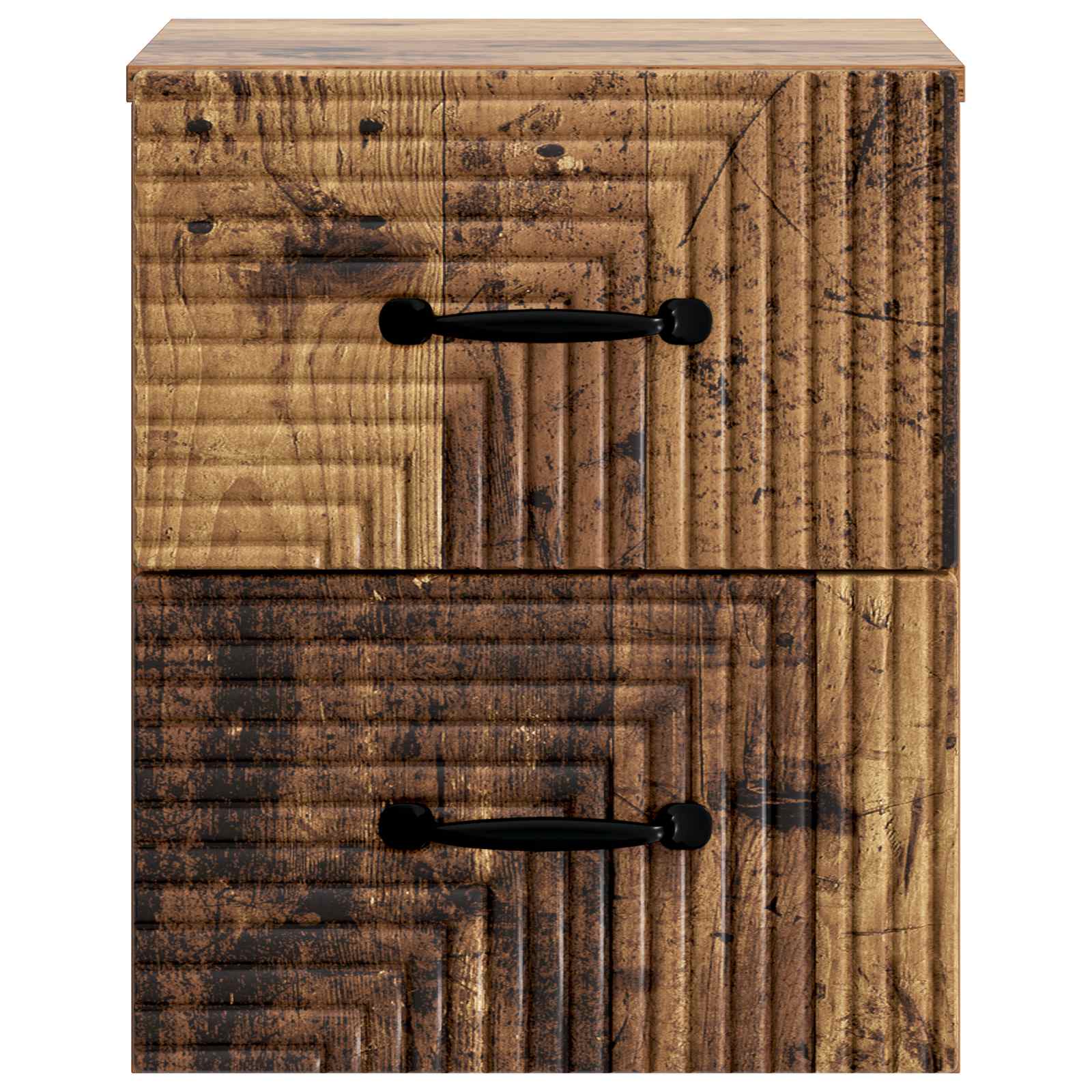 Cabinet de chevet mural 2 pcs Bois ancien 34,5 x 33 x 40 cm - XIOS