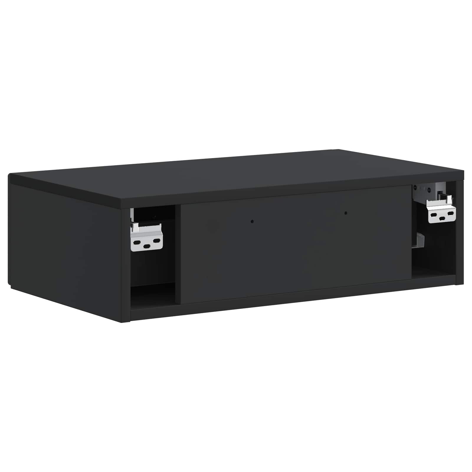 Table d'appoint murale Noir 59 x 34,5 x 17 cm Bois d'ingénierie - XIOS