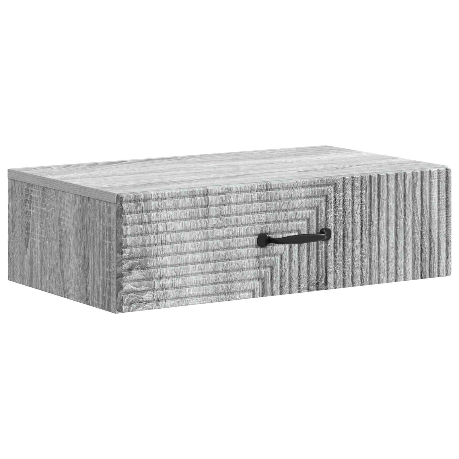 Table d'appoint murale Sonoma gris 59 x 34,5 x 17 cm - XIOS