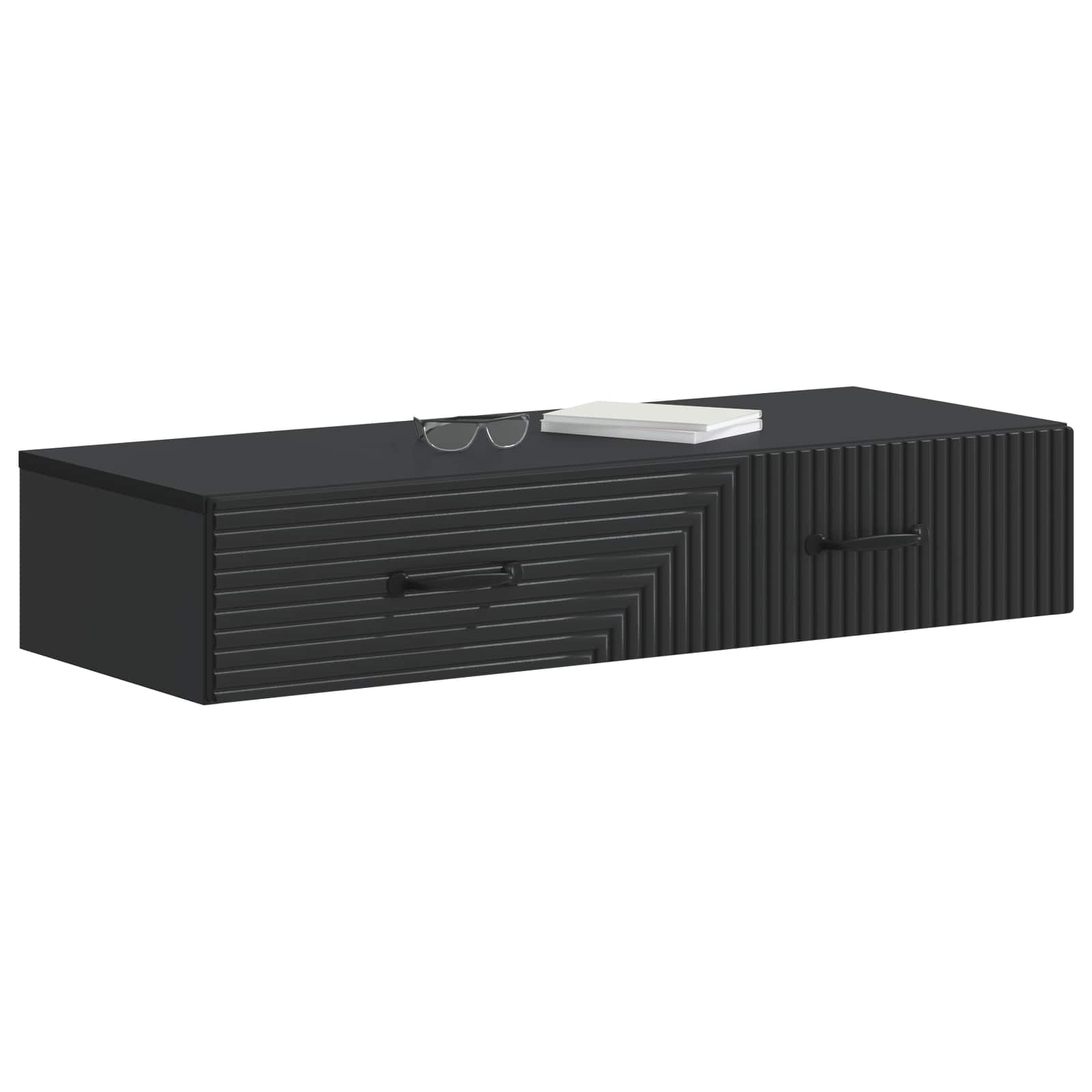 Table d'appoint murale Noir 87,5 x 34,5 x 17 cm - XIOS