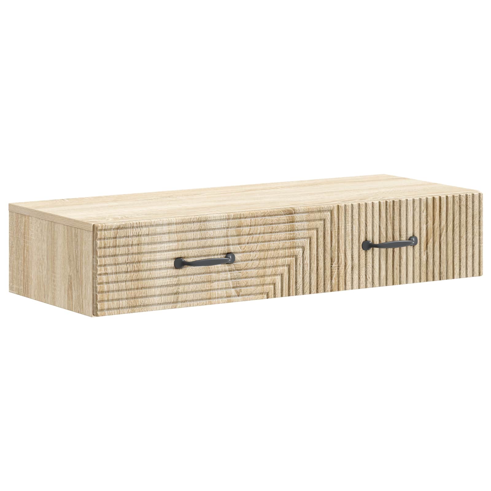 Table d'appoint murale Chêne Sonoma 87,5 x 34,5 x 17 cm