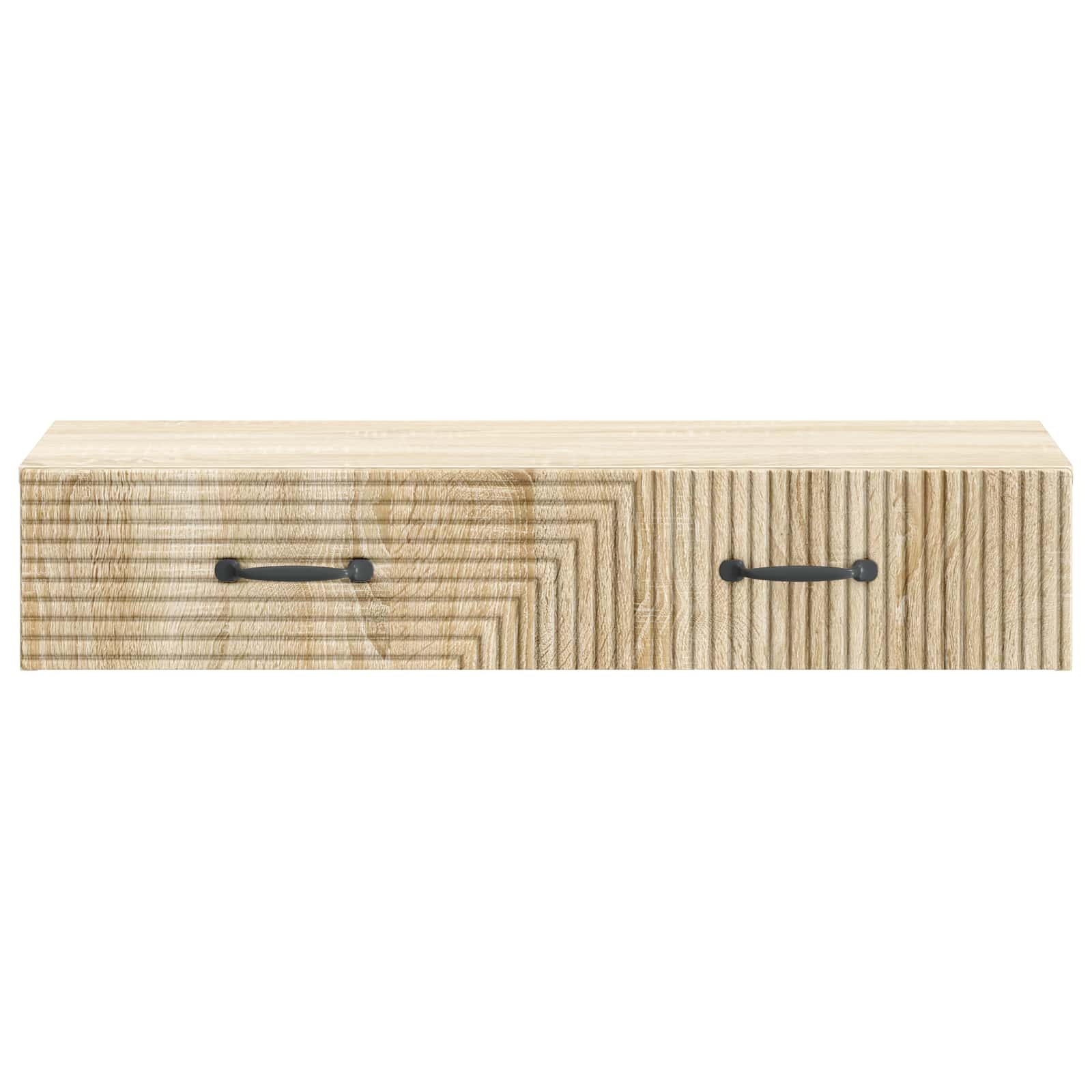 Table d'appoint murale Chêne Sonoma 87,5 x 34,5 x 17 cm