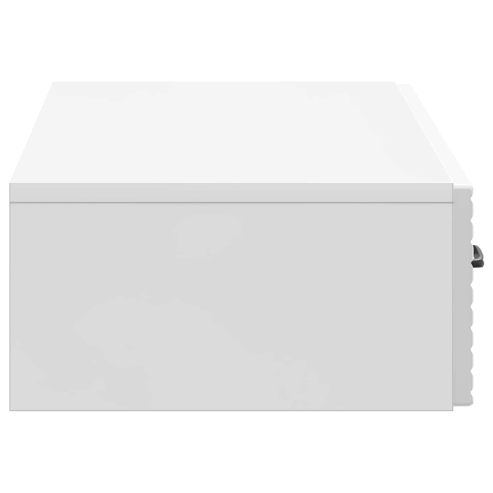 Table d'appoint murale Blanc brillant 87,5 x 34,5 x 17 cm - XIOS