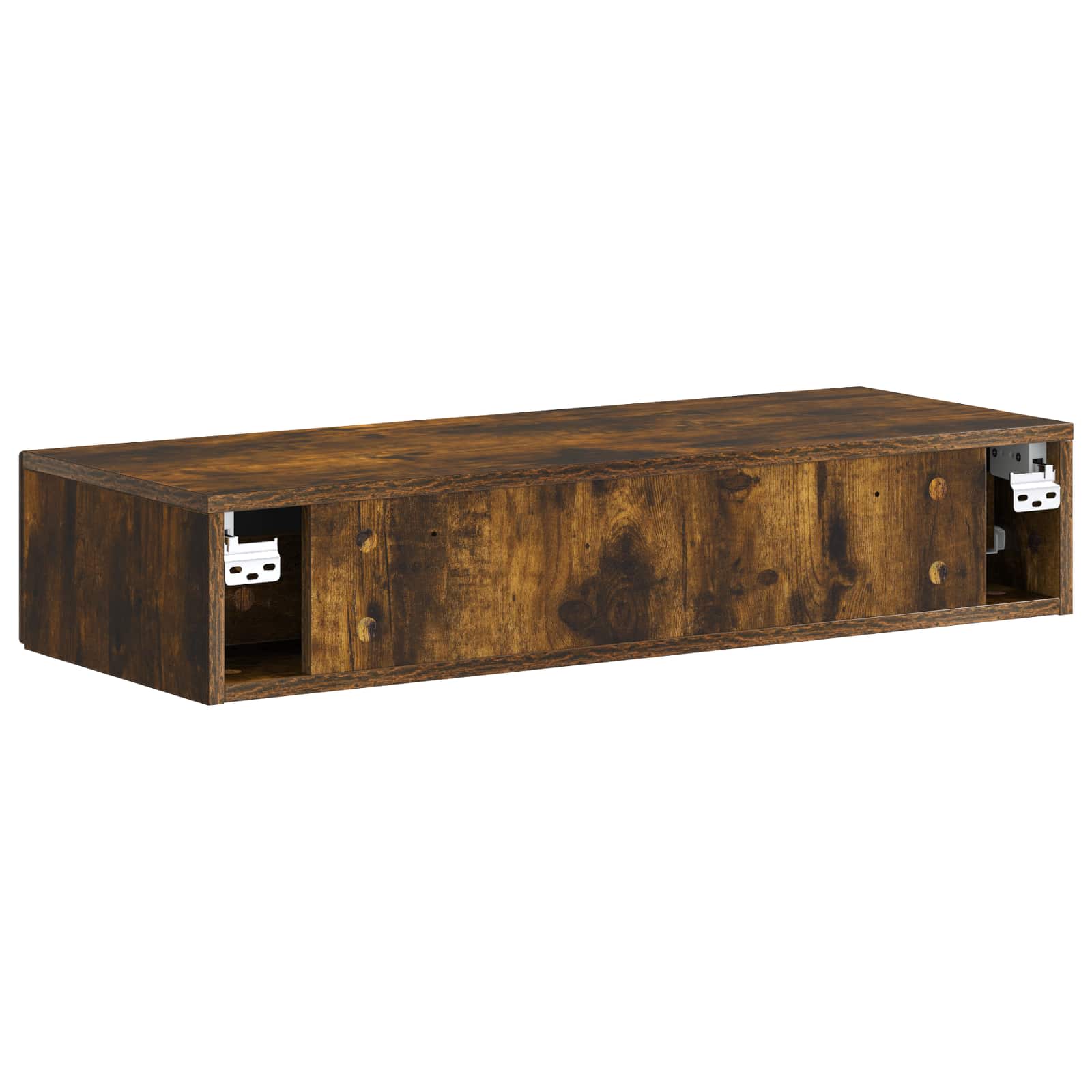 Table d'appoint murale Chêne fumé 87,5 x 34,5 x 17 cm