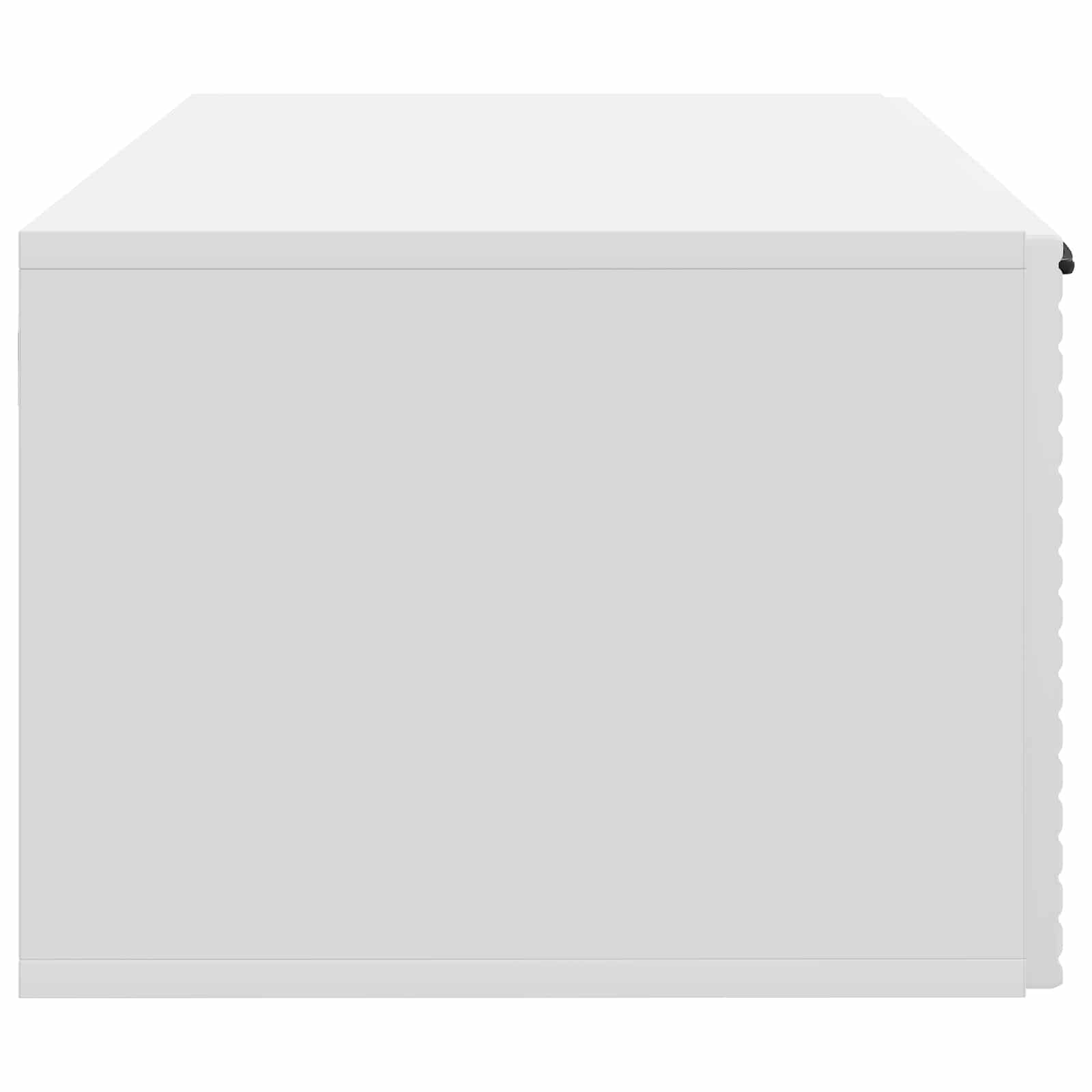 Meuble TV mural Blanc 59,5 x 41 x 30 cm Bois d'ingénierie