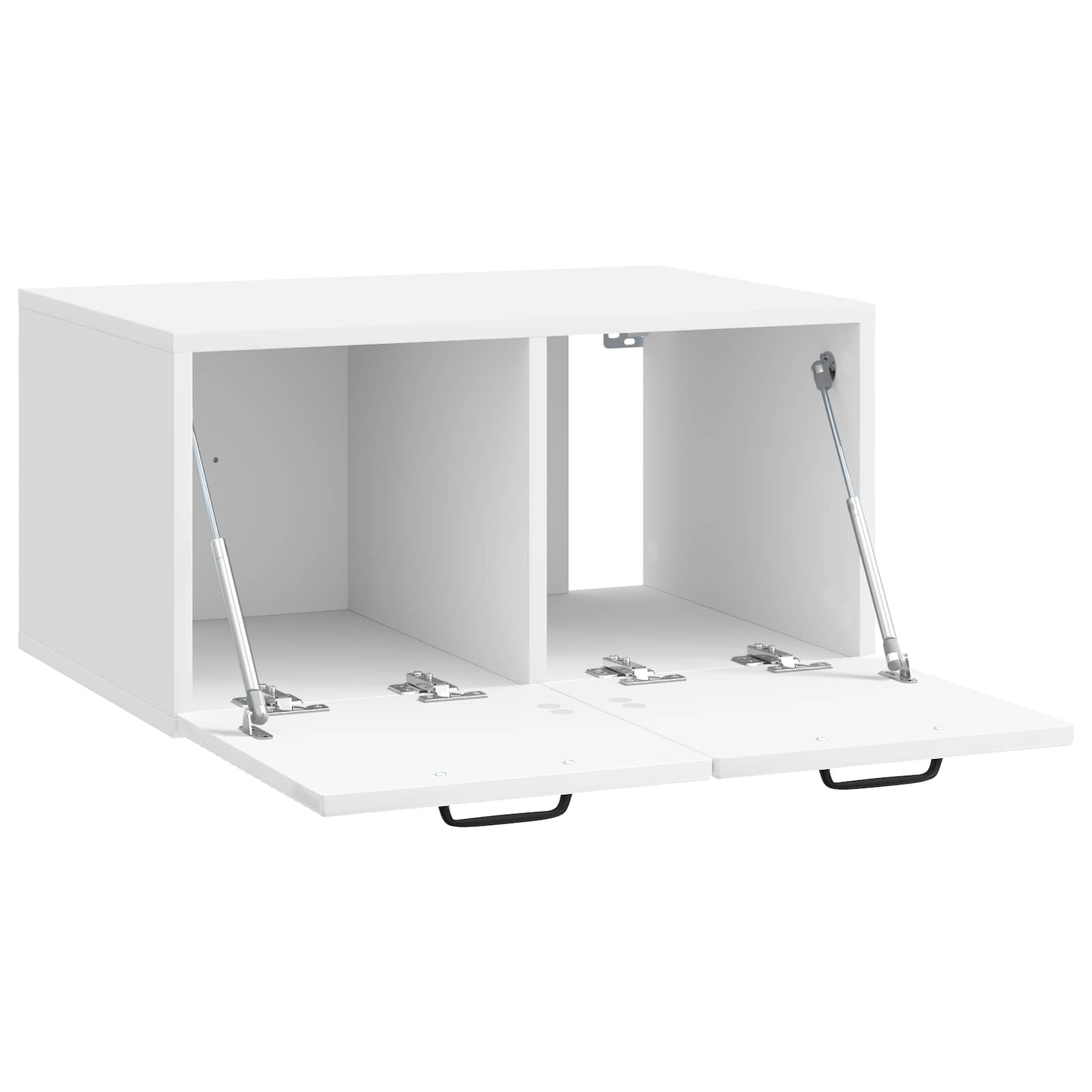 Meuble TV mural Montage mural Blanc brillant 59,5 x 41 x 30 cm - XIOS