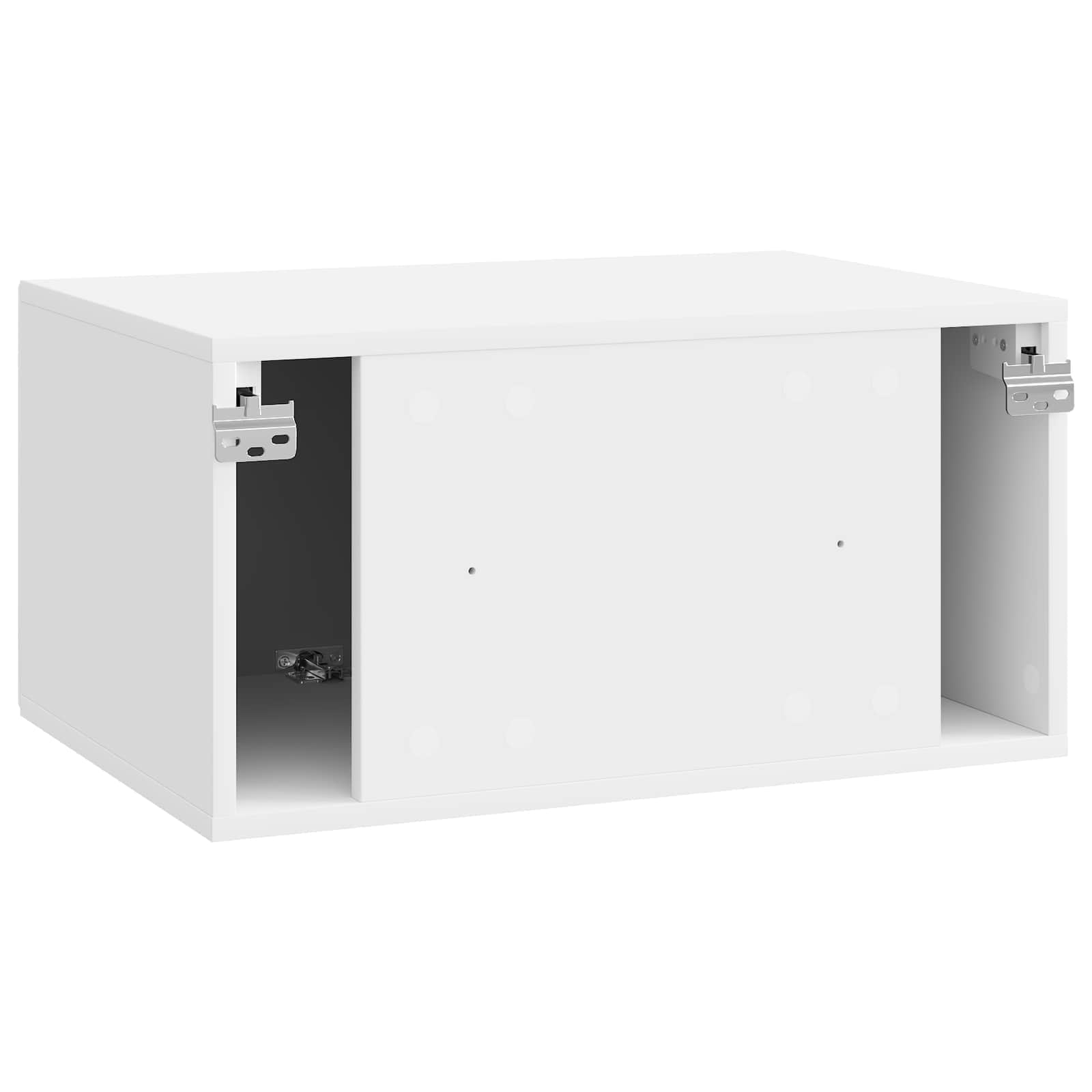 Meuble TV mural Montage mural Blanc brillant 59,5 x 41 x 30 cm - XIOS