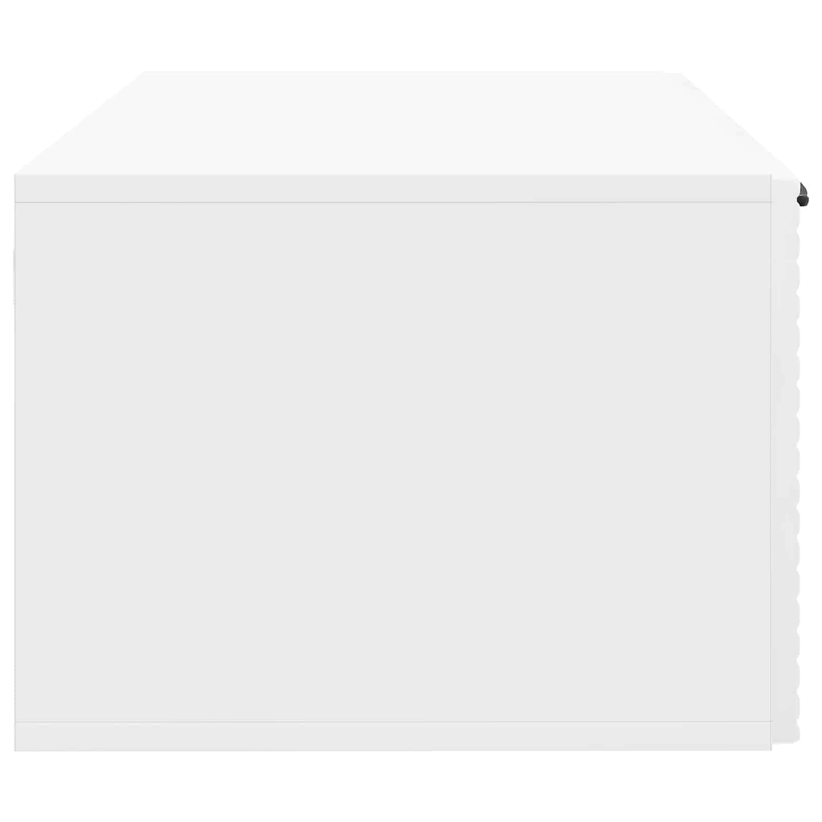 Meuble TV mural Montage mural Blanc brillant 59,5 x 41 x 30 cm - XIOS