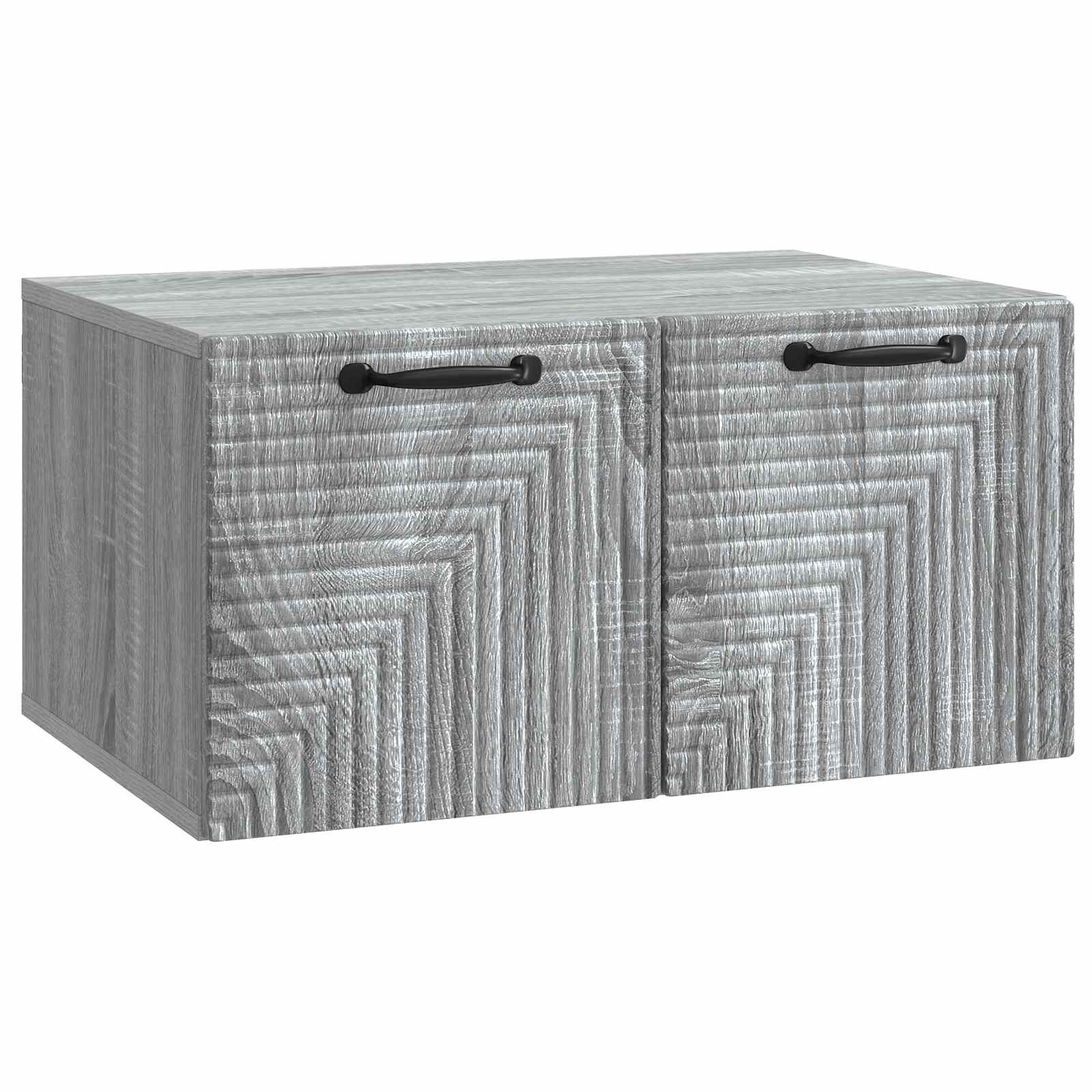 Meuble TV mural Sonoma gris 59,5 x 41 x 30 cm Bois d'ingénierie - XIOS