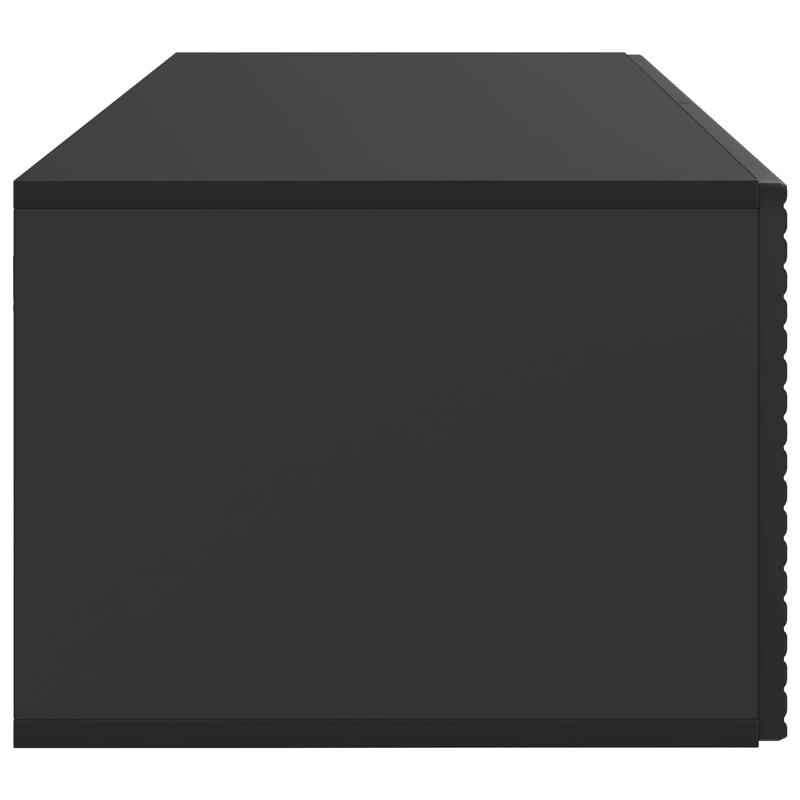 Meuble TV mural Noir 78,5 x 41 x 30 cm Bois d'ingénierie - XIOS