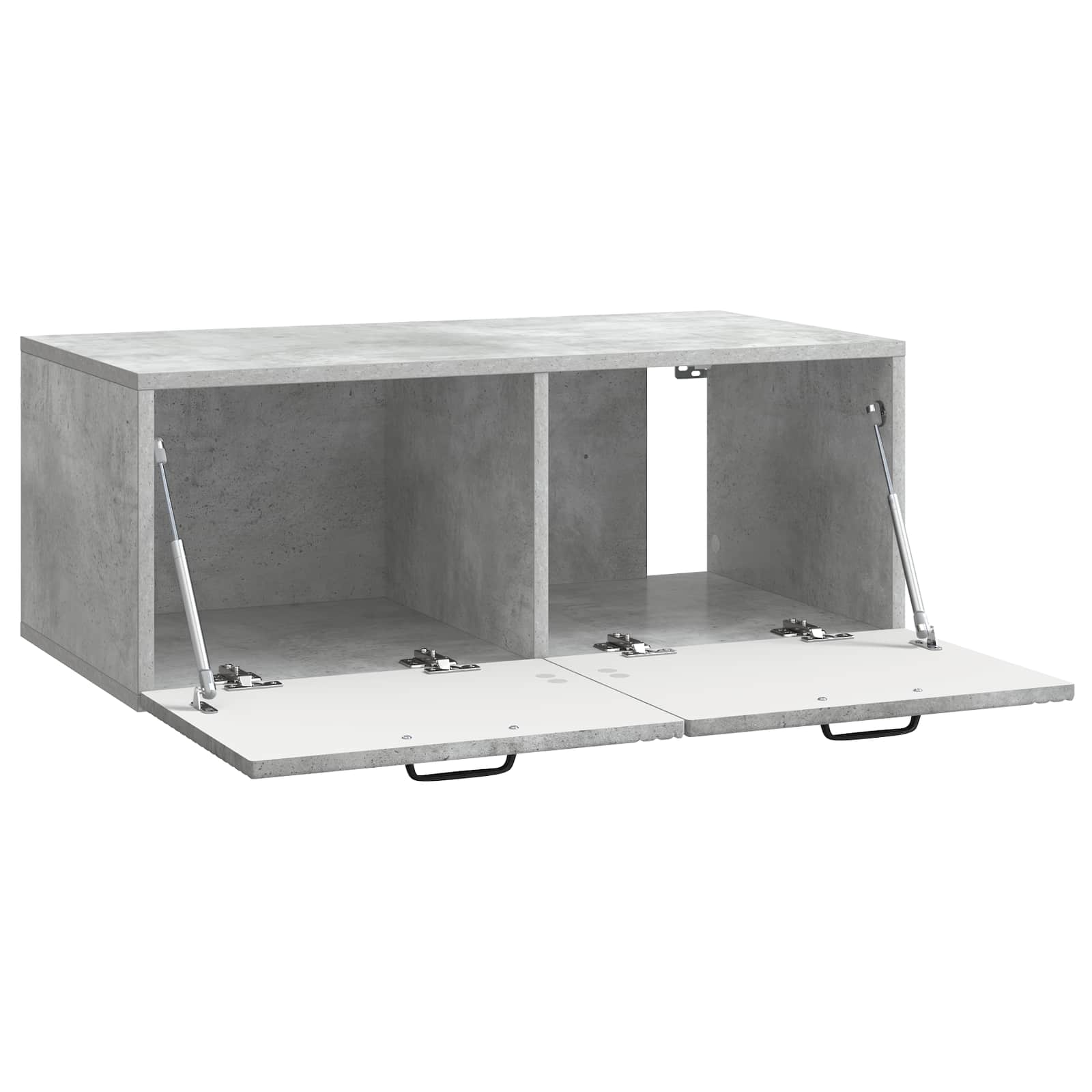 Meuble TV mural Gris béton 78,5 x 41 x 30 cm Bois d'ingénierie - XIOS