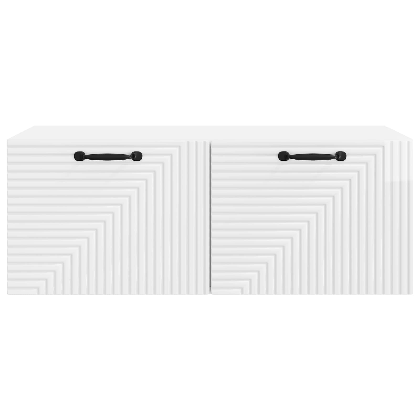 Meuble TV mural Montage mural Blanc brillant 78,5 x 41 x 30 cm - XIOS