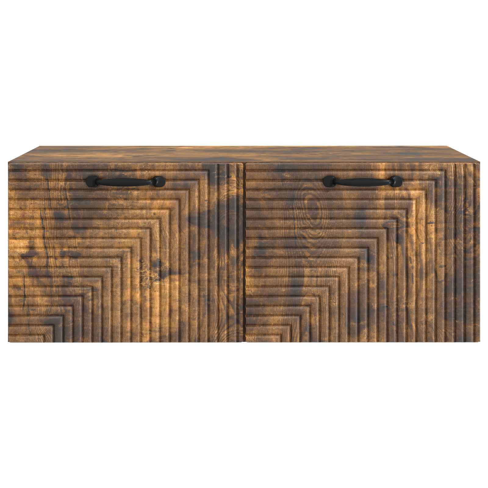 Meuble TV mural Chêne fumé 78,5 x 41 x 30 cm Bois d'ingénierie - XIOS