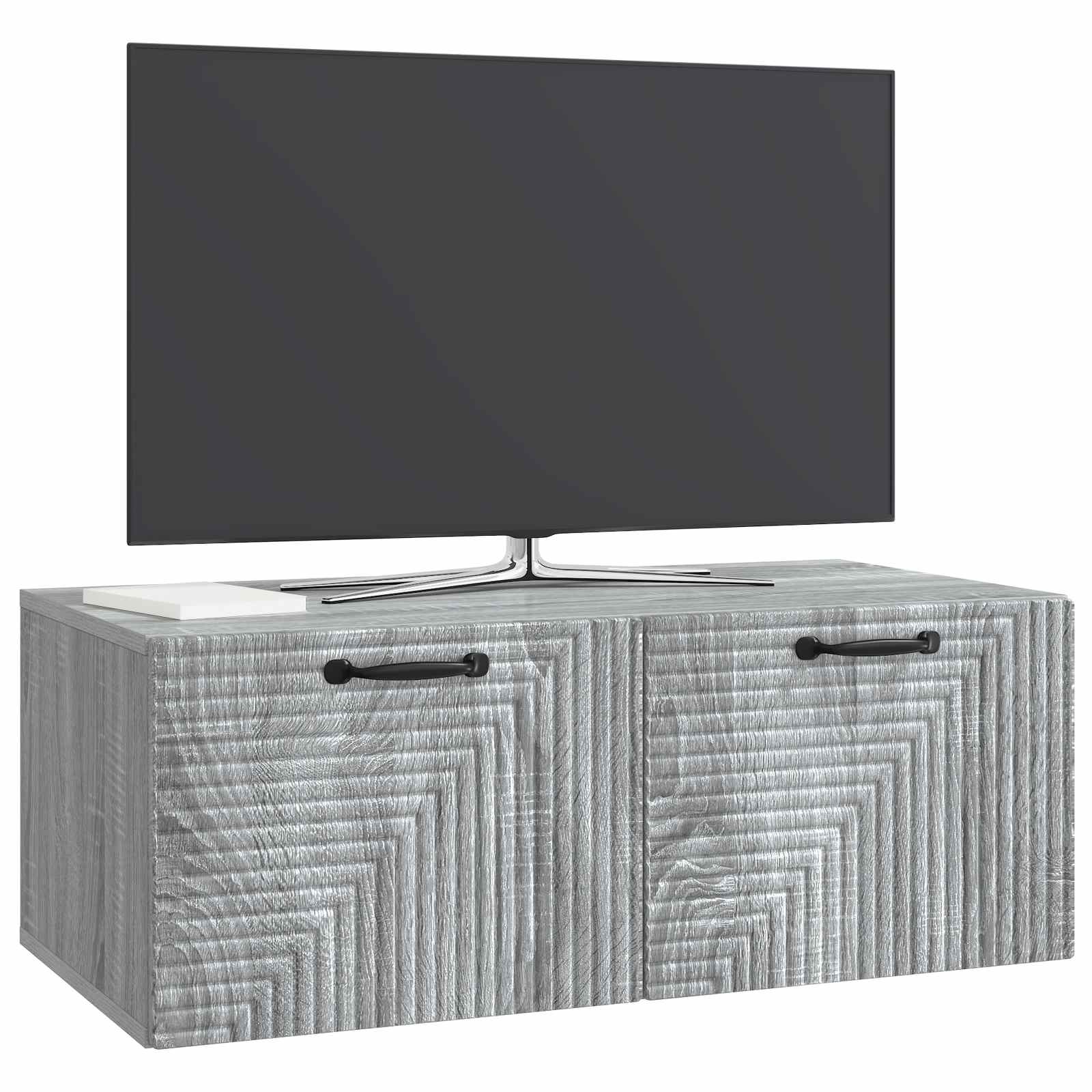 Meuble TV mural Sonoma gris 78,5 x 41 x 30 cm Bois d'ingénierie - XIOS