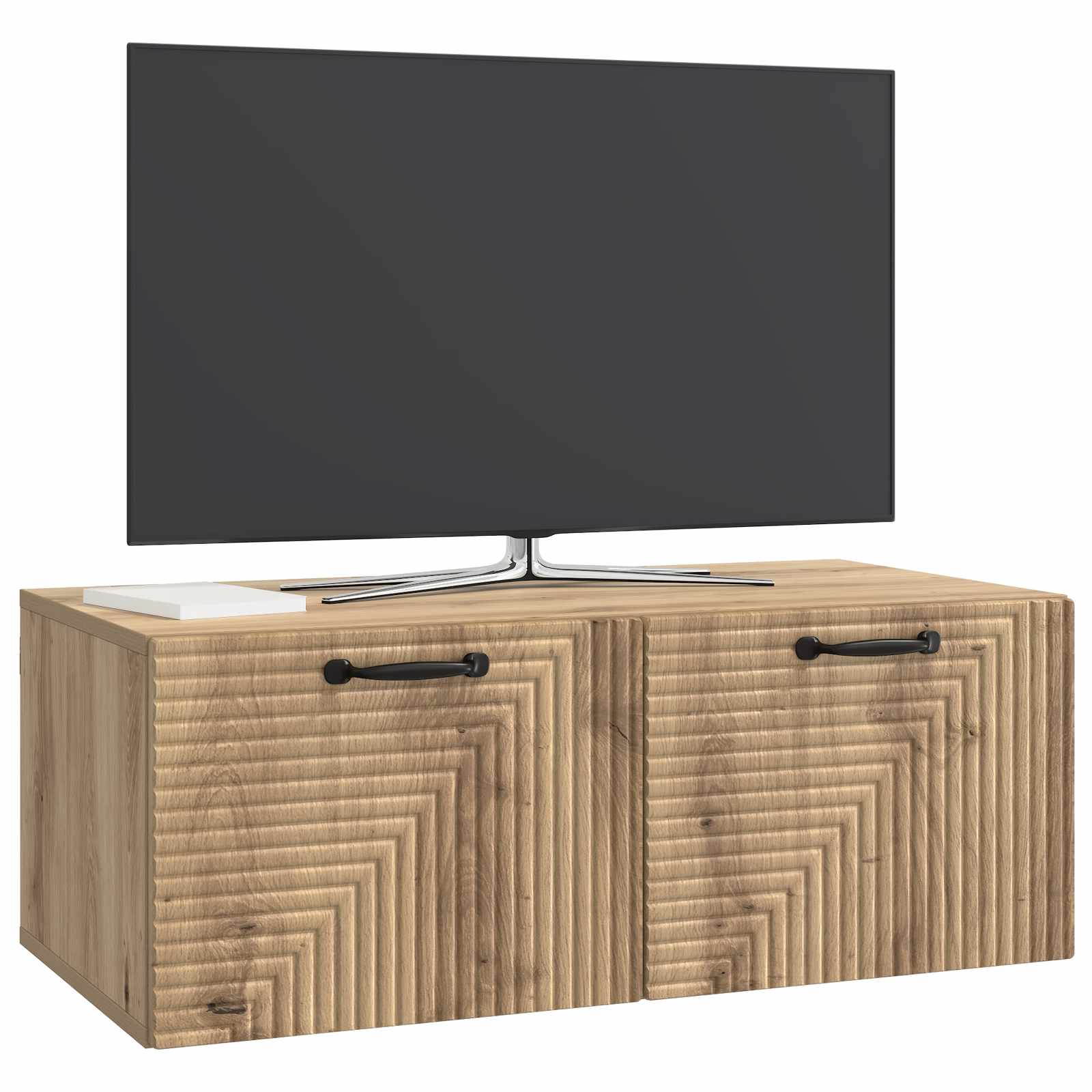Meuble TV mural 78,5 x 41 x 30 cm Chêne artisanal - XIOS