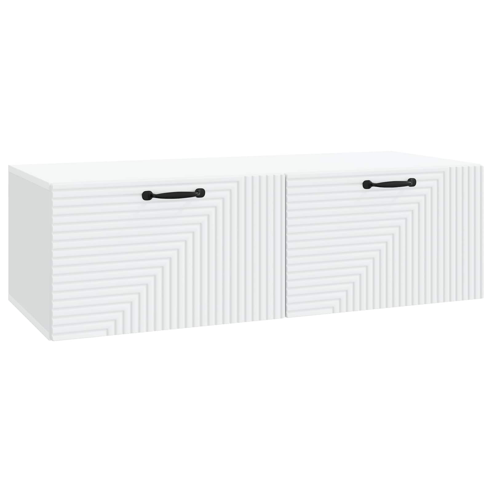Meuble TV mural Blanc 98 x 41 x 30 cm Bois d'ingénierie - XIOS