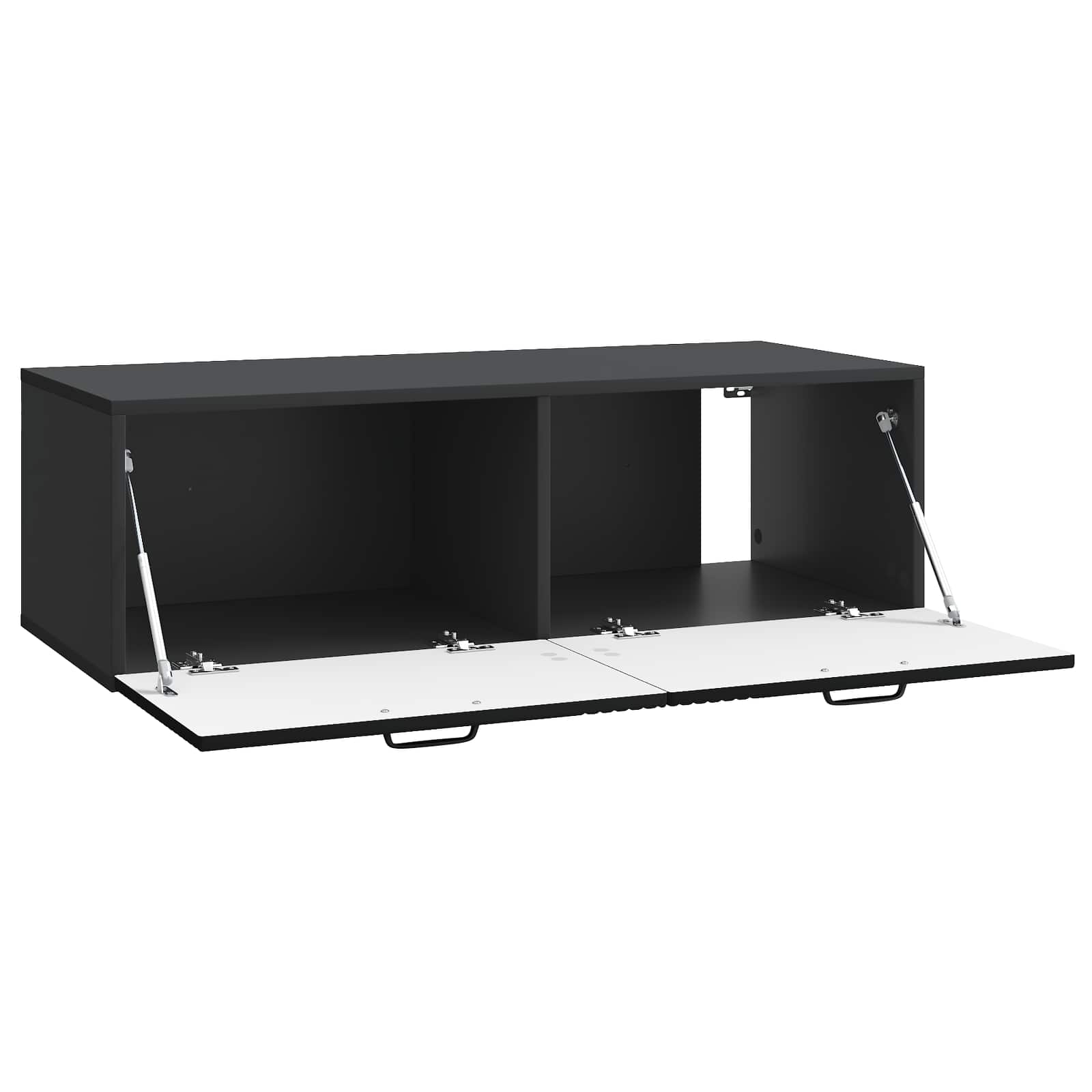 Meuble TV mural Noir 98 x 41 x 30 cm Bois d'ingénierie - XIOS
