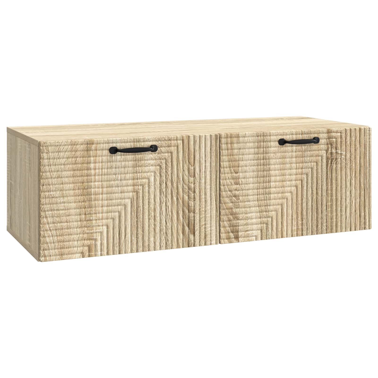 Meuble TV mural Chêne Sonoma 98 x 41 x 30 cm Bois d'ingénierie - XIOS