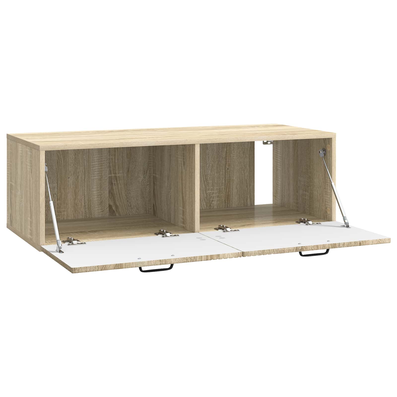 Meuble TV mural Chêne Sonoma 98 x 41 x 30 cm Bois d'ingénierie - XIOS
