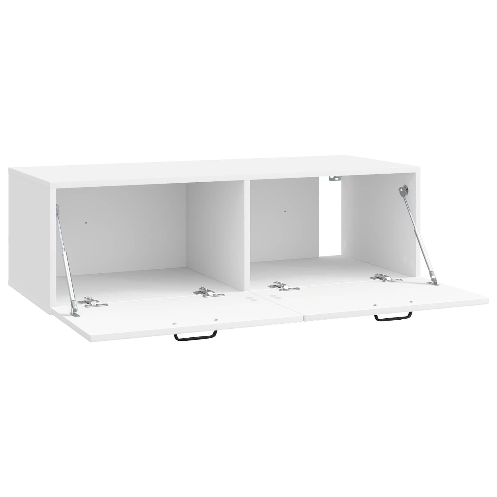 Meuble TV mural Montage mural Blanc brillant 98 x 41 x 30 cm - XIOS