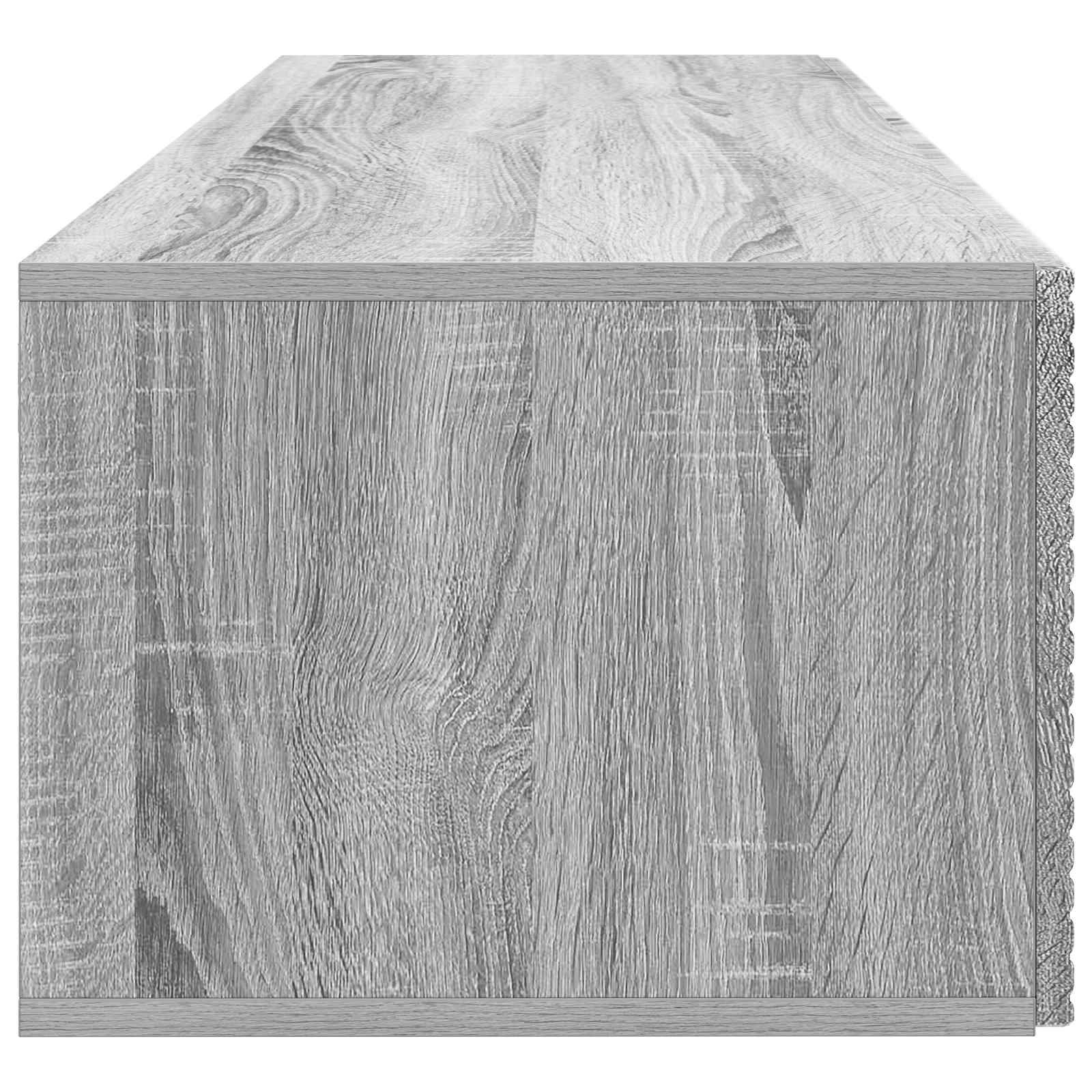 Meuble TV mural Sonoma gris 98 x 41 x 30 cm Bois d'ingénierie - XIOS