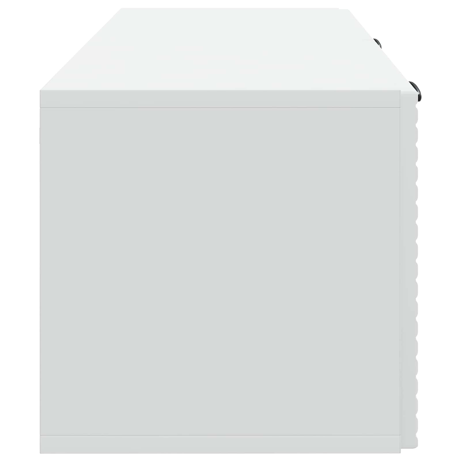Meuble TV mural Blanc 78,5 x 31 x 30 cm Bois d'ingénierie - XIOS