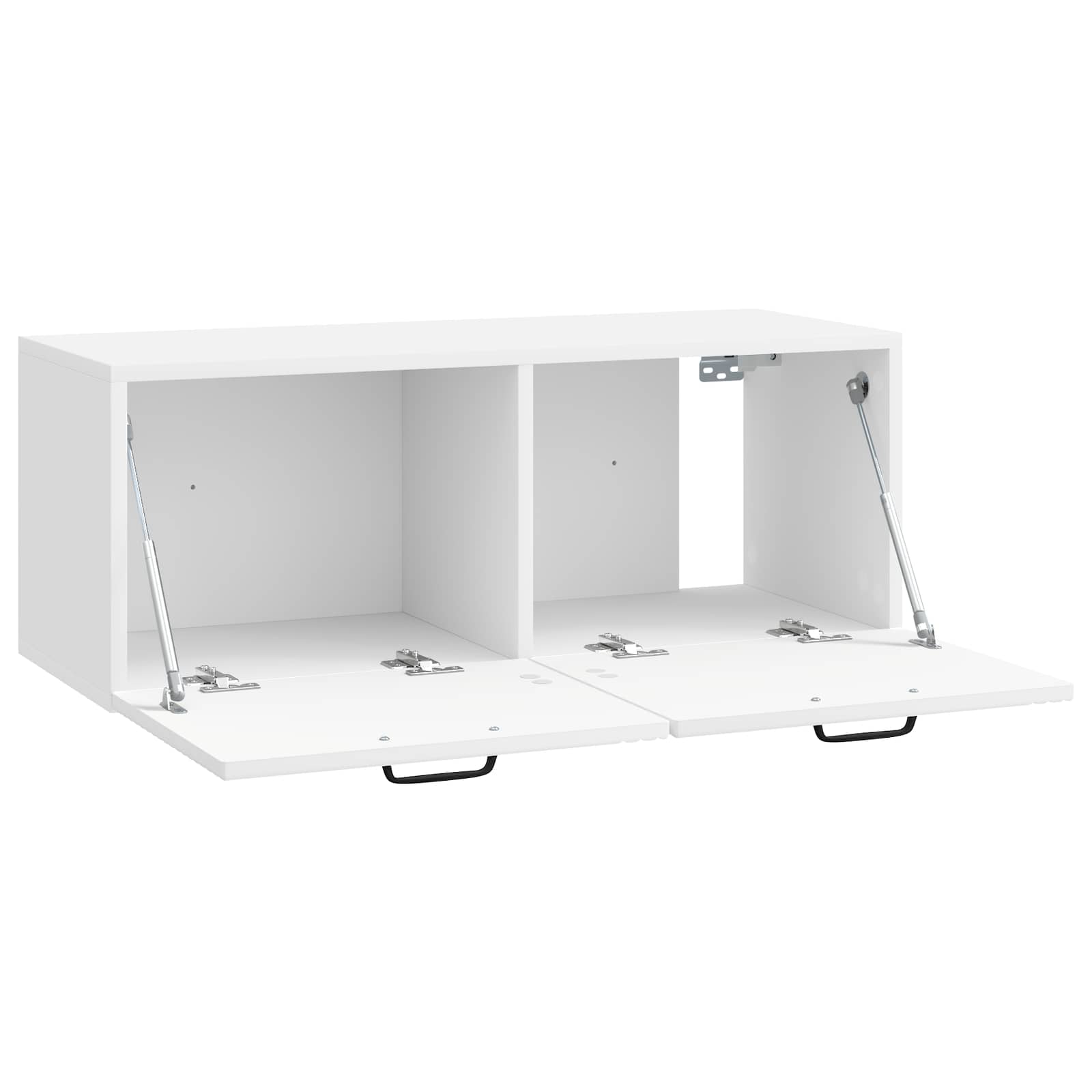 Meuble TV mural Montage mural Blanc brillant 78,5 x 31 x 30 cm - XIOS
