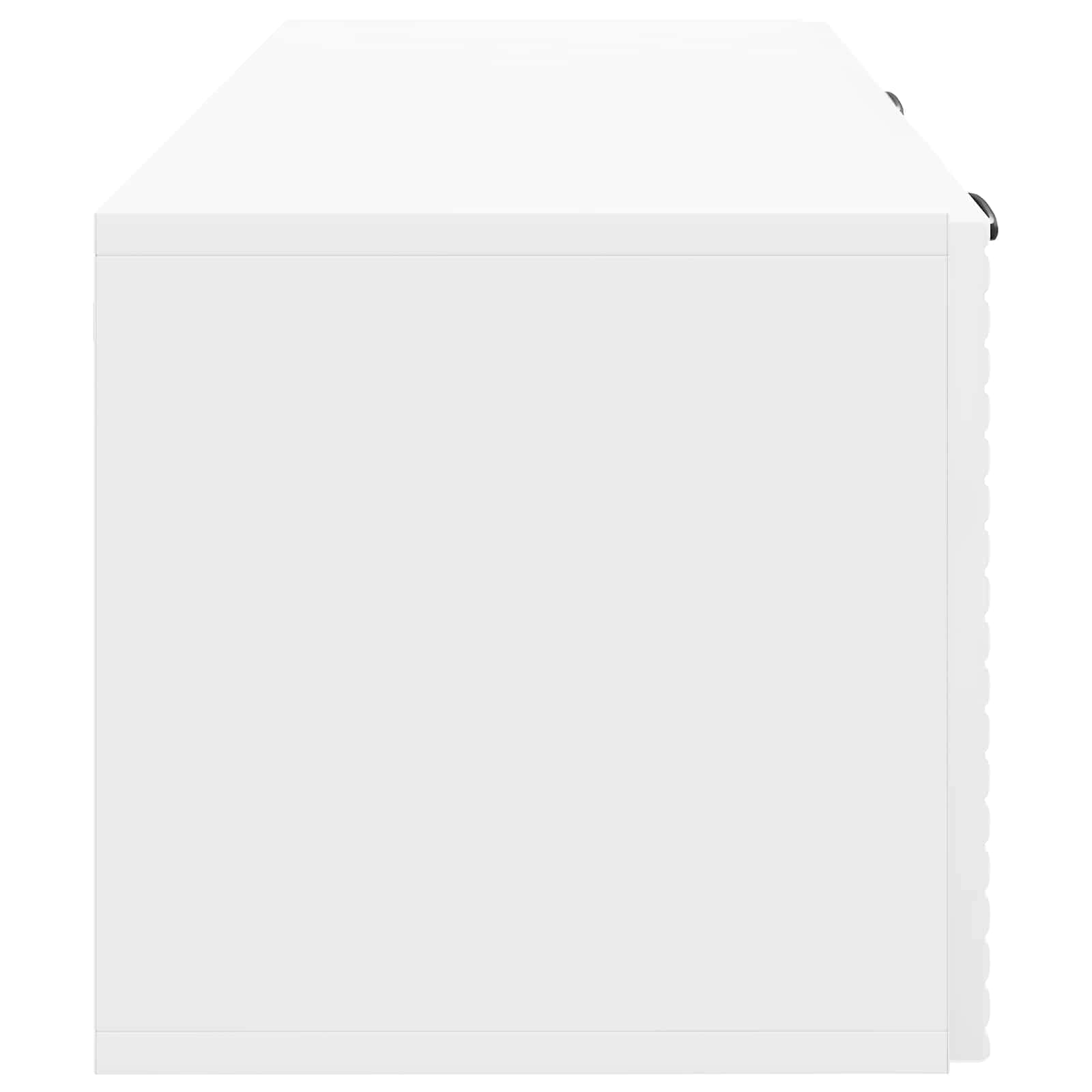 Meuble TV mural Montage mural Blanc brillant 78,5 x 31 x 30 cm - XIOS