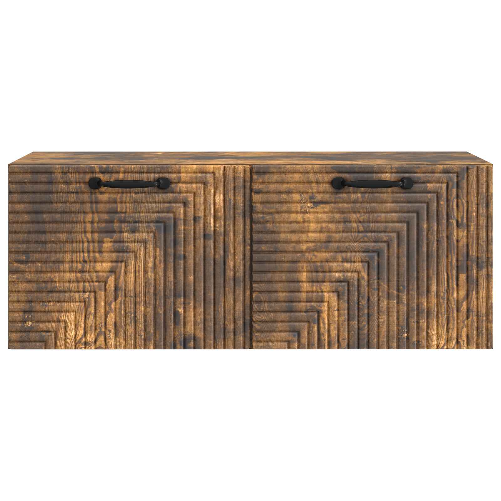 Meuble TV mural Chêne fumé 78,5 x 31 x 30 cm Bois d'ingénierie - XIOS