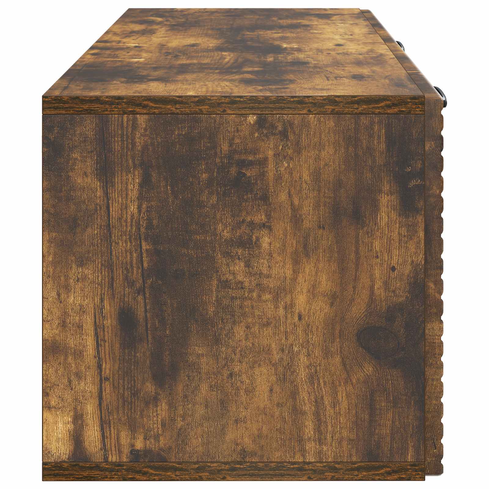 Meuble TV mural Chêne fumé 78,5 x 31 x 30 cm Bois d'ingénierie - XIOS
