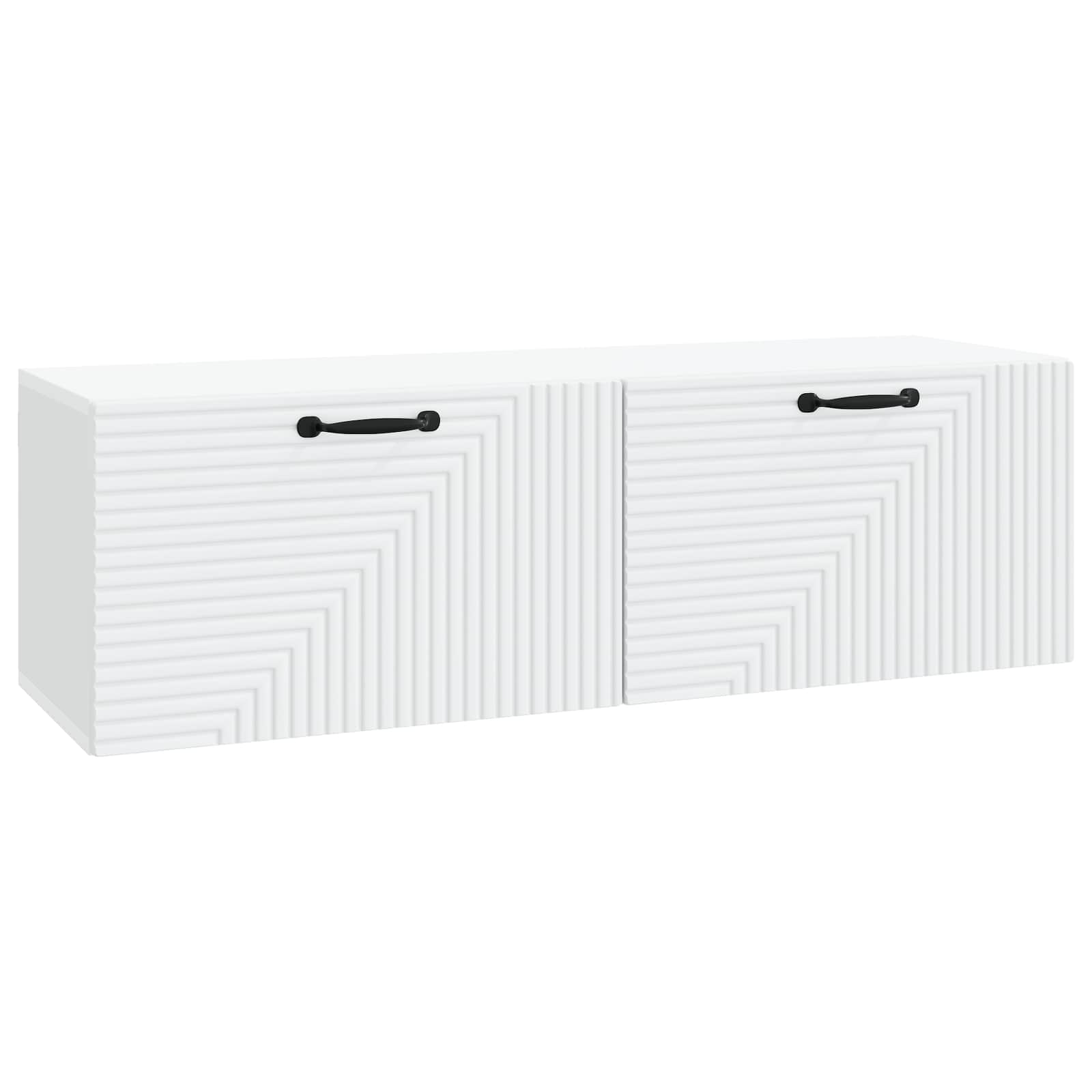 Meuble TV mural Blanc 98 x 31 x 30 cm Bois d'ingénierie - XIOS
