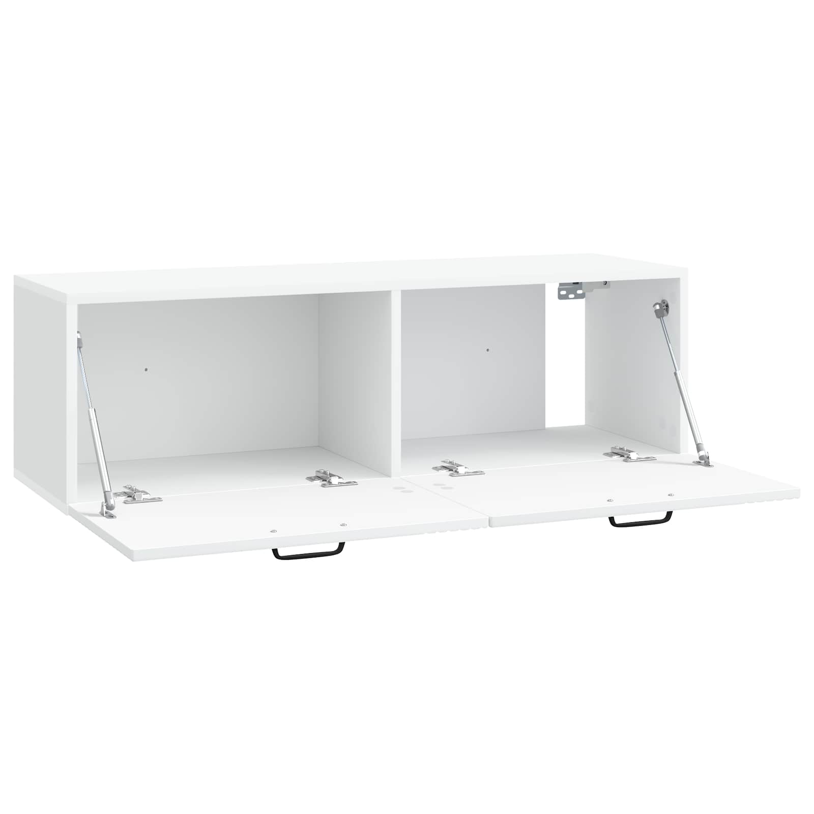 Meuble TV mural Blanc 98 x 31 x 30 cm Bois d'ingénierie - XIOS