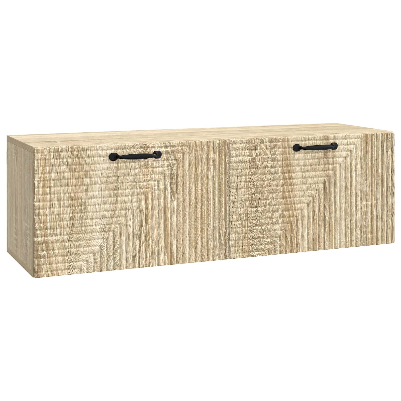 Meuble TV mural Chêne Sonoma 98 x 31 x 30 cm Bois d'ingénierie - XIOS