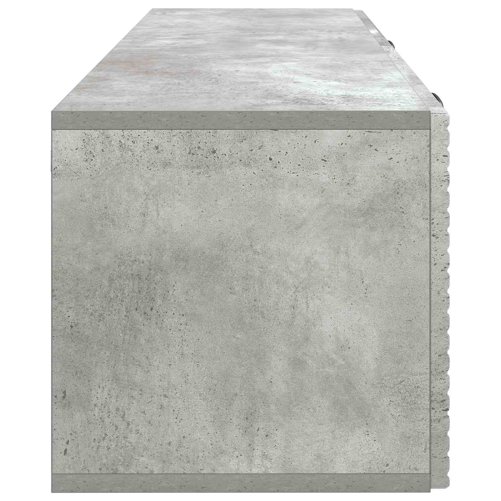 Meuble TV mural Gris béton 98 x 31 x 30 cm Bois d'ingénierie - XIOS