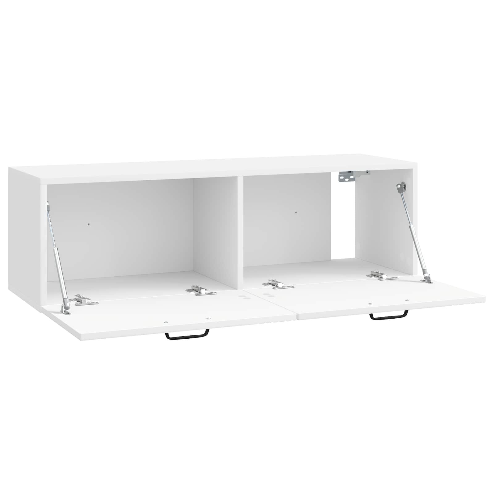 Meuble TV mural Montage mural Blanc brillant 98 x 31 x 30 cm - XIOS