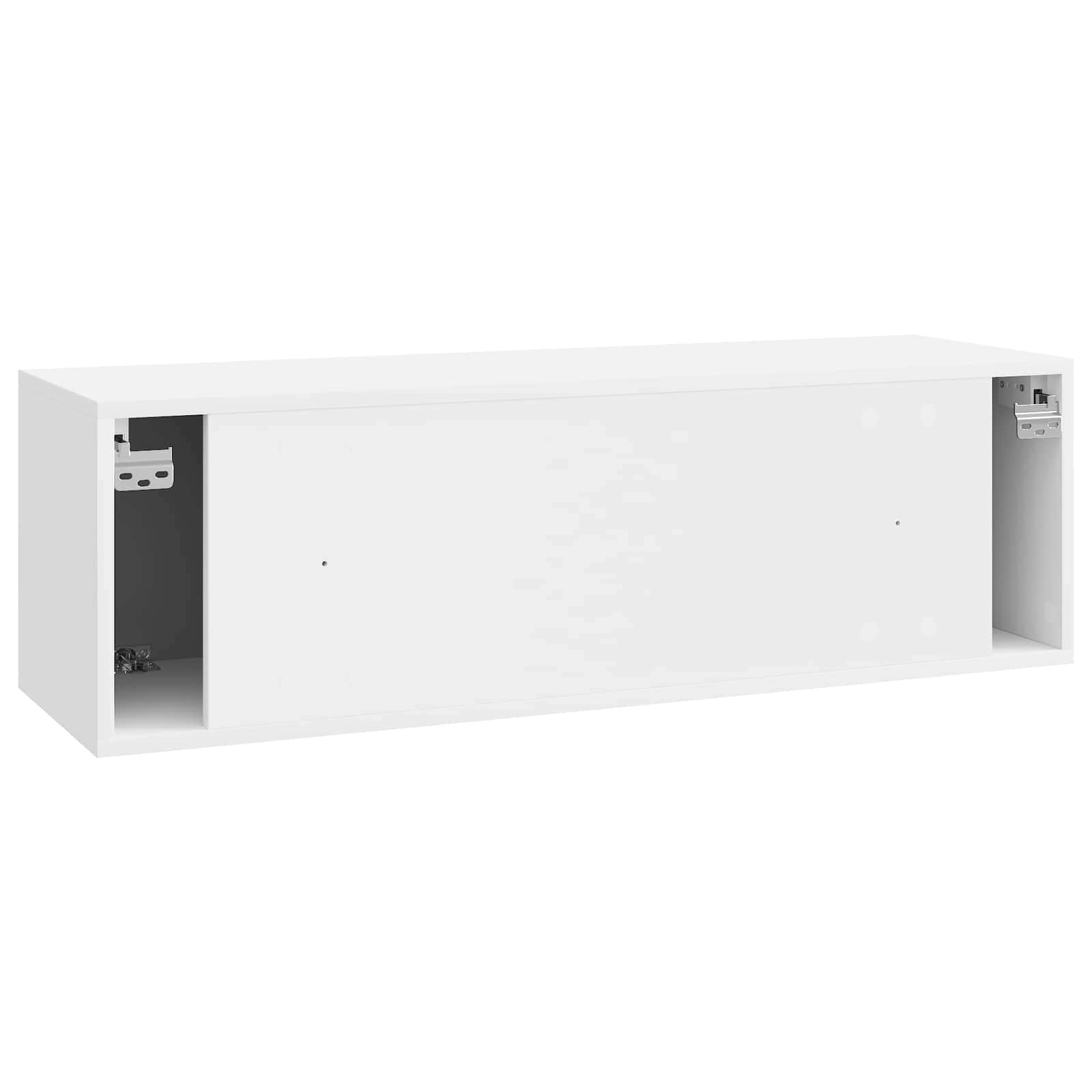 Meuble TV mural Montage mural Blanc brillant 98 x 31 x 30 cm - XIOS