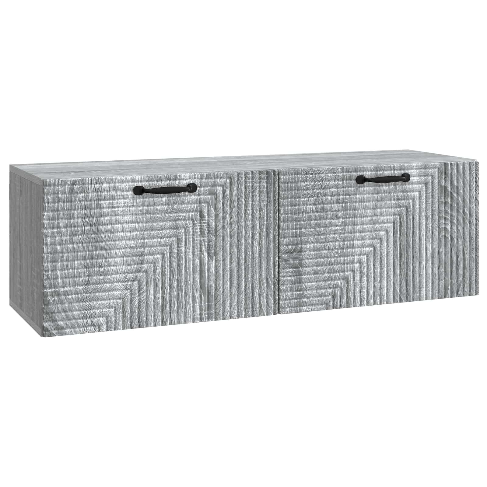 Meuble TV mural Sonoma gris 98 x 31 x 30 cm Bois d'ingénierie - XIOS