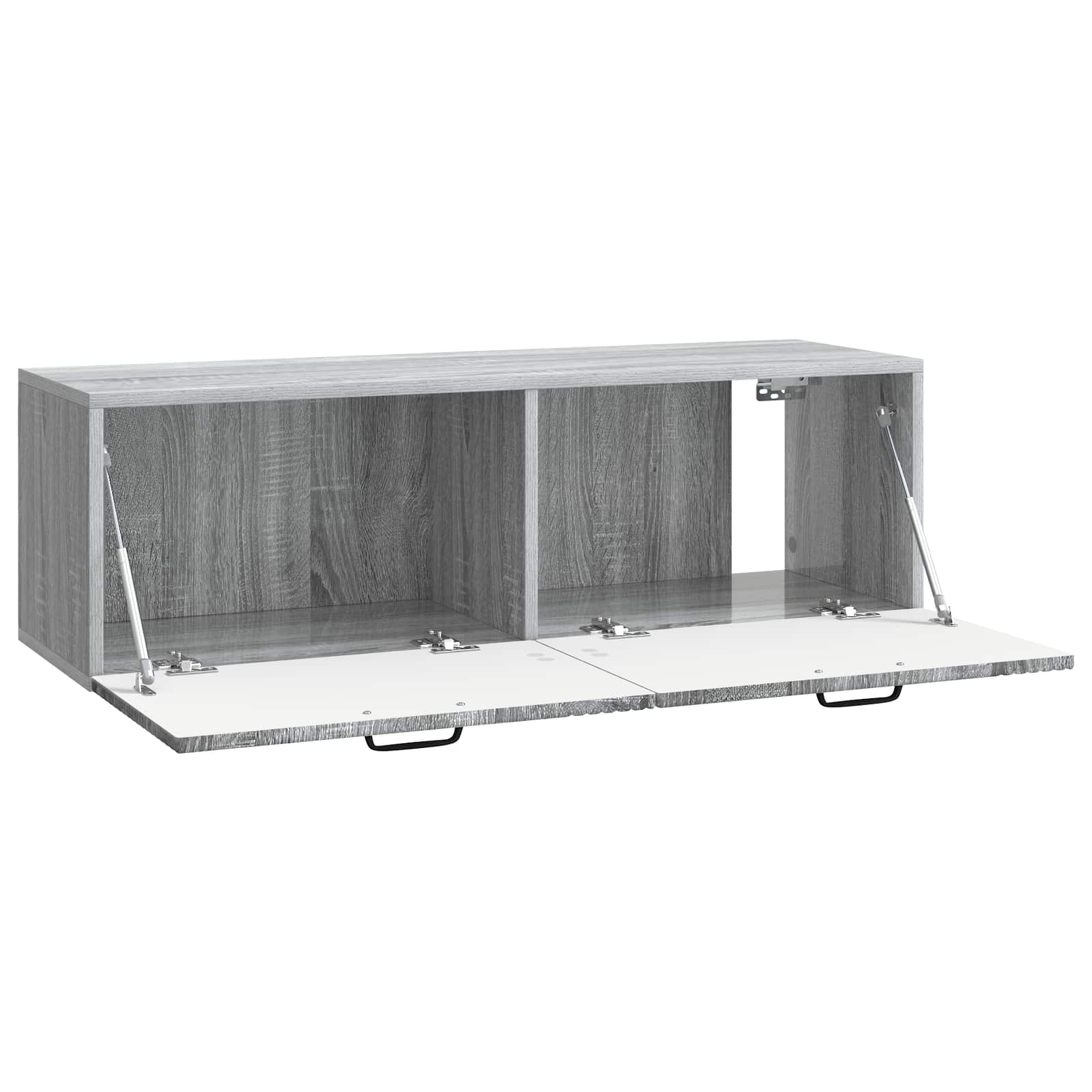 Meuble TV mural Sonoma gris 98 x 31 x 30 cm Bois d'ingénierie - XIOS