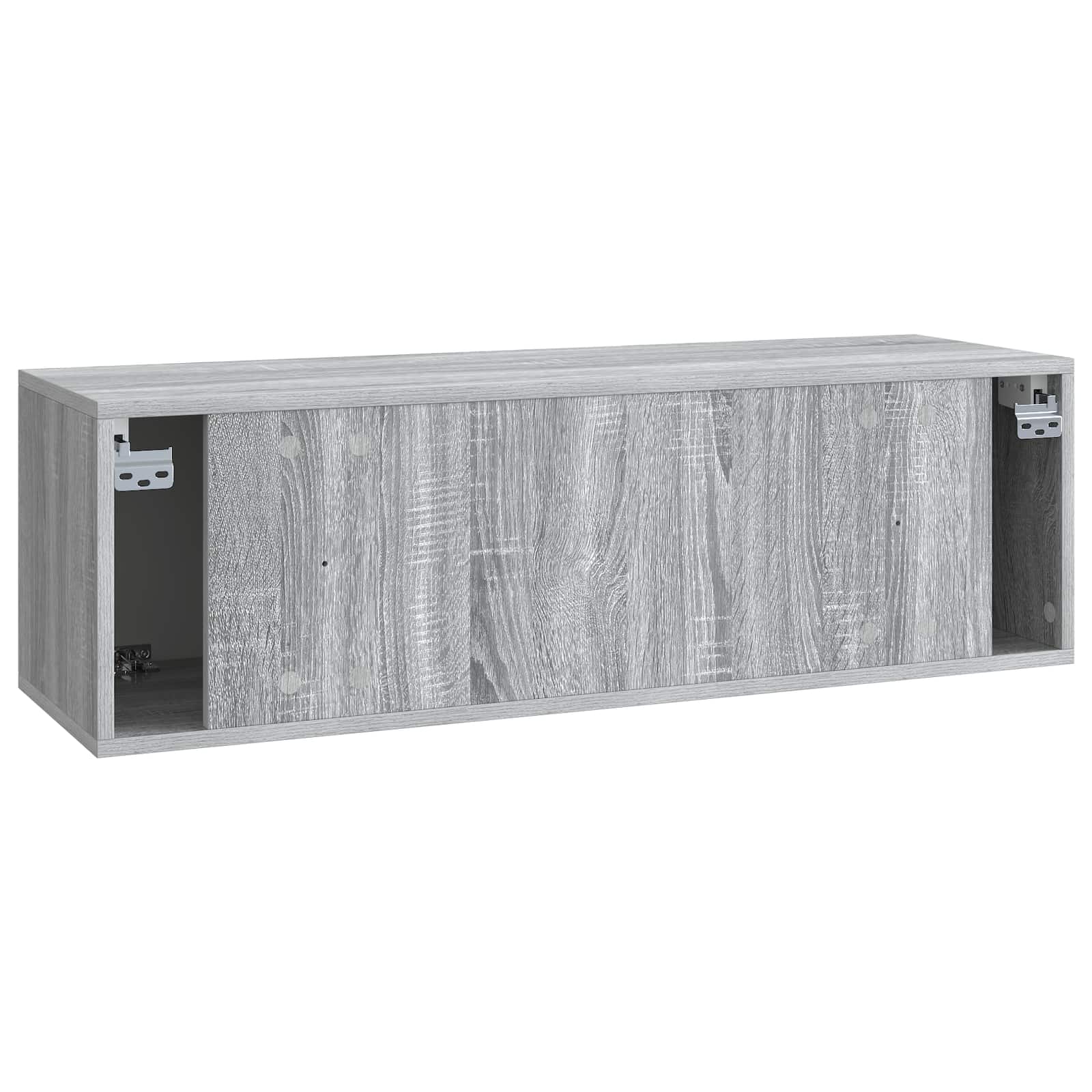 Meuble TV mural Sonoma gris 98 x 31 x 30 cm Bois d'ingénierie - XIOS
