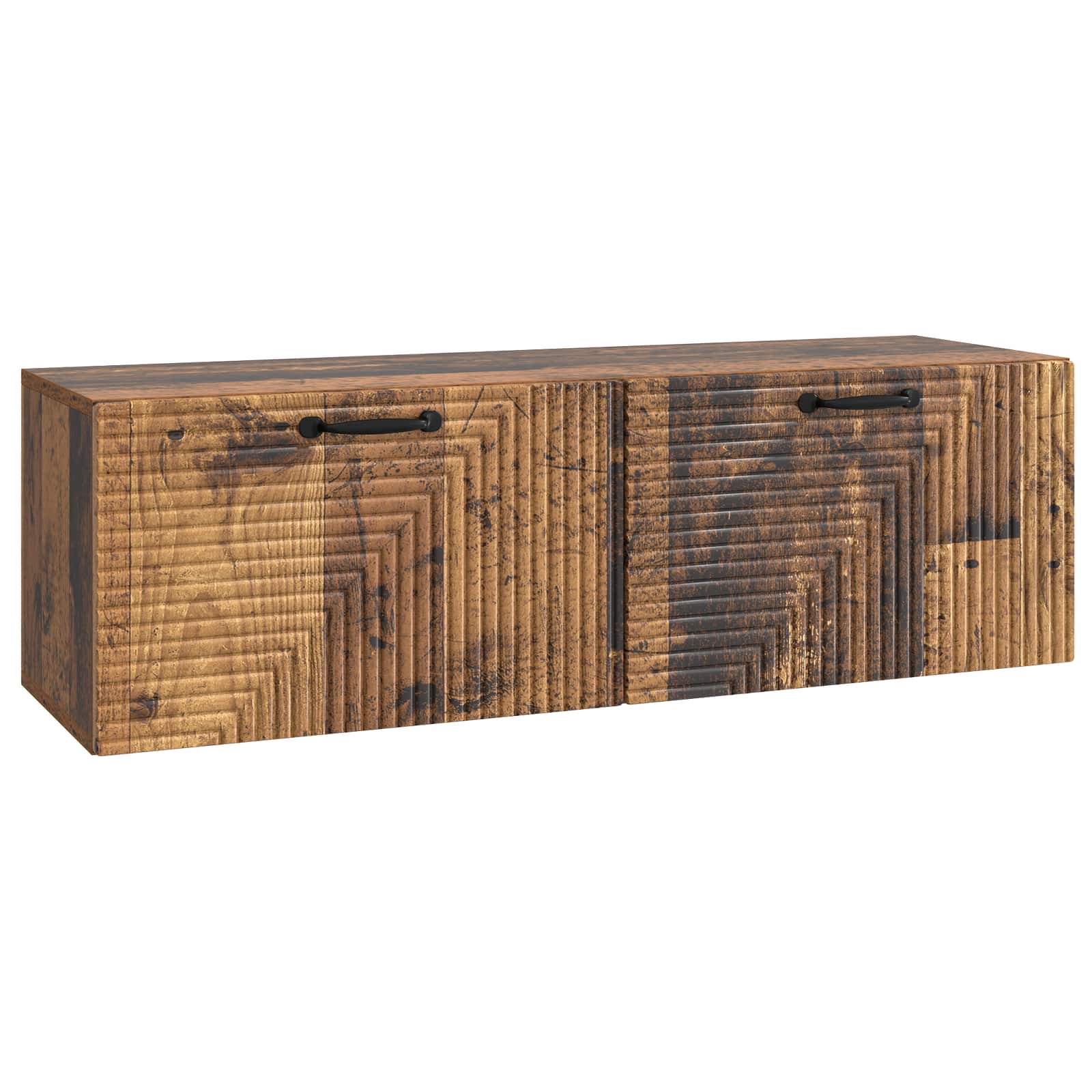 Meuble TV mural Bois ancien 98 x 31 x 30 cm Bois d'ingénierie - XIOS