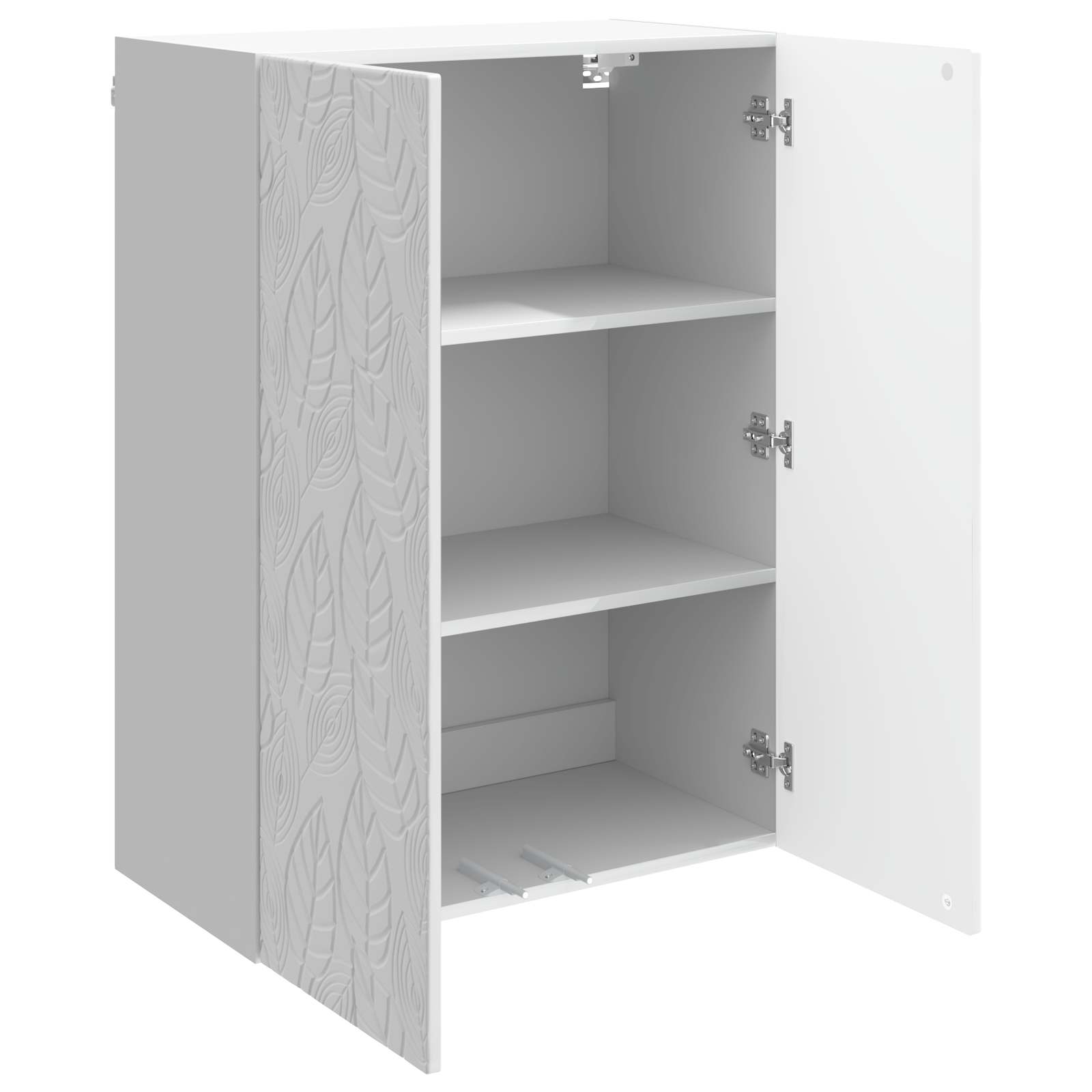 Armoire Murale Blanc brillant 66 x 34,5 x 90 cm - XIOS
