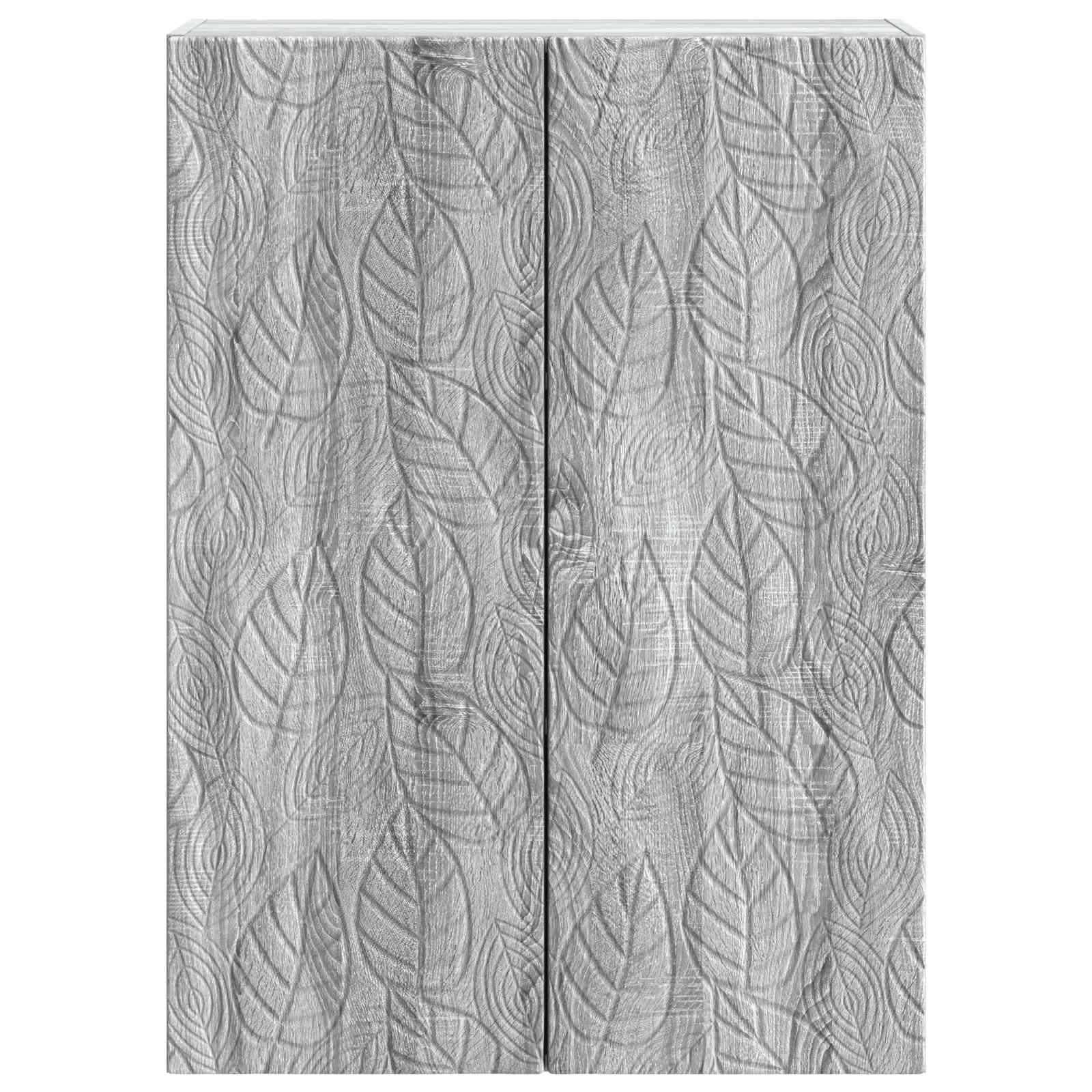 Armoire Murale Sonoma gris 66 x 34,5 x 90 cm Bois d'ingénierie - XIOS