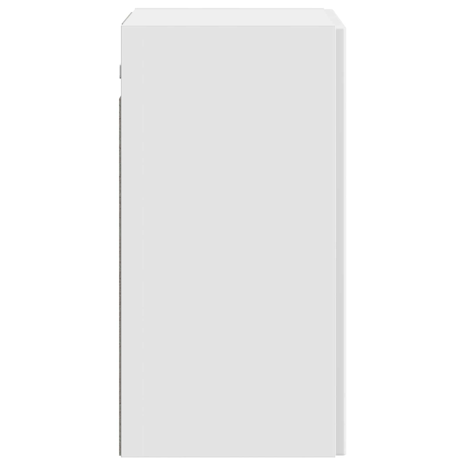 Armoire Murale Blanc brillant 59 x 31 x 60 cm Bois d'ingénierie - XIOS