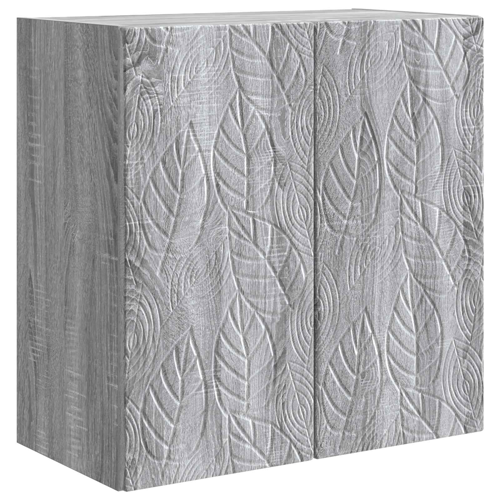 Armoire Murale Sonoma gris 59 x 31 x 60 cm Bois d'ingénierie - XIOS