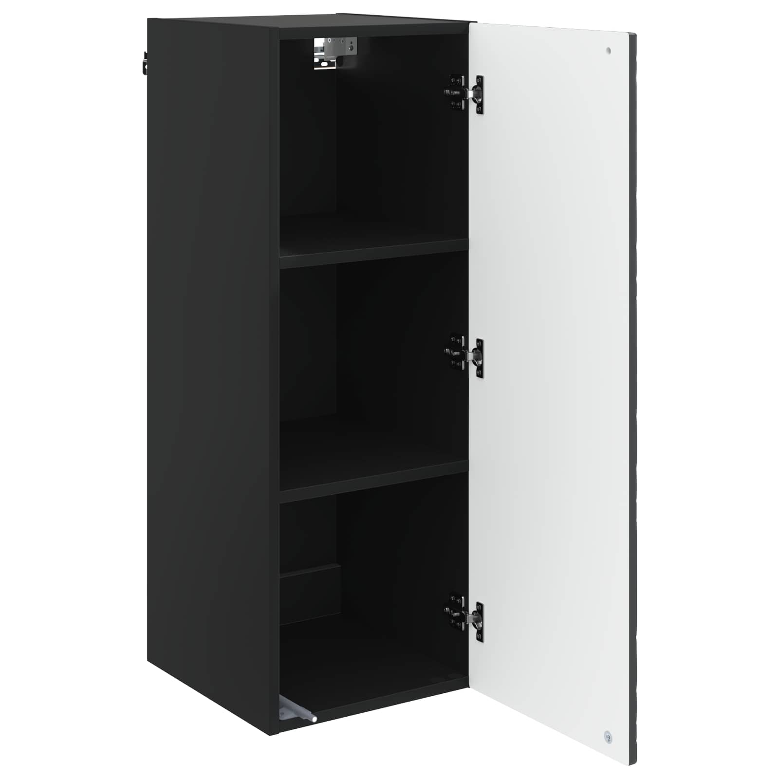 Armoire Murale Noir 33 x 34,5 x 90 cm Bois d'ingénierie - XIOS